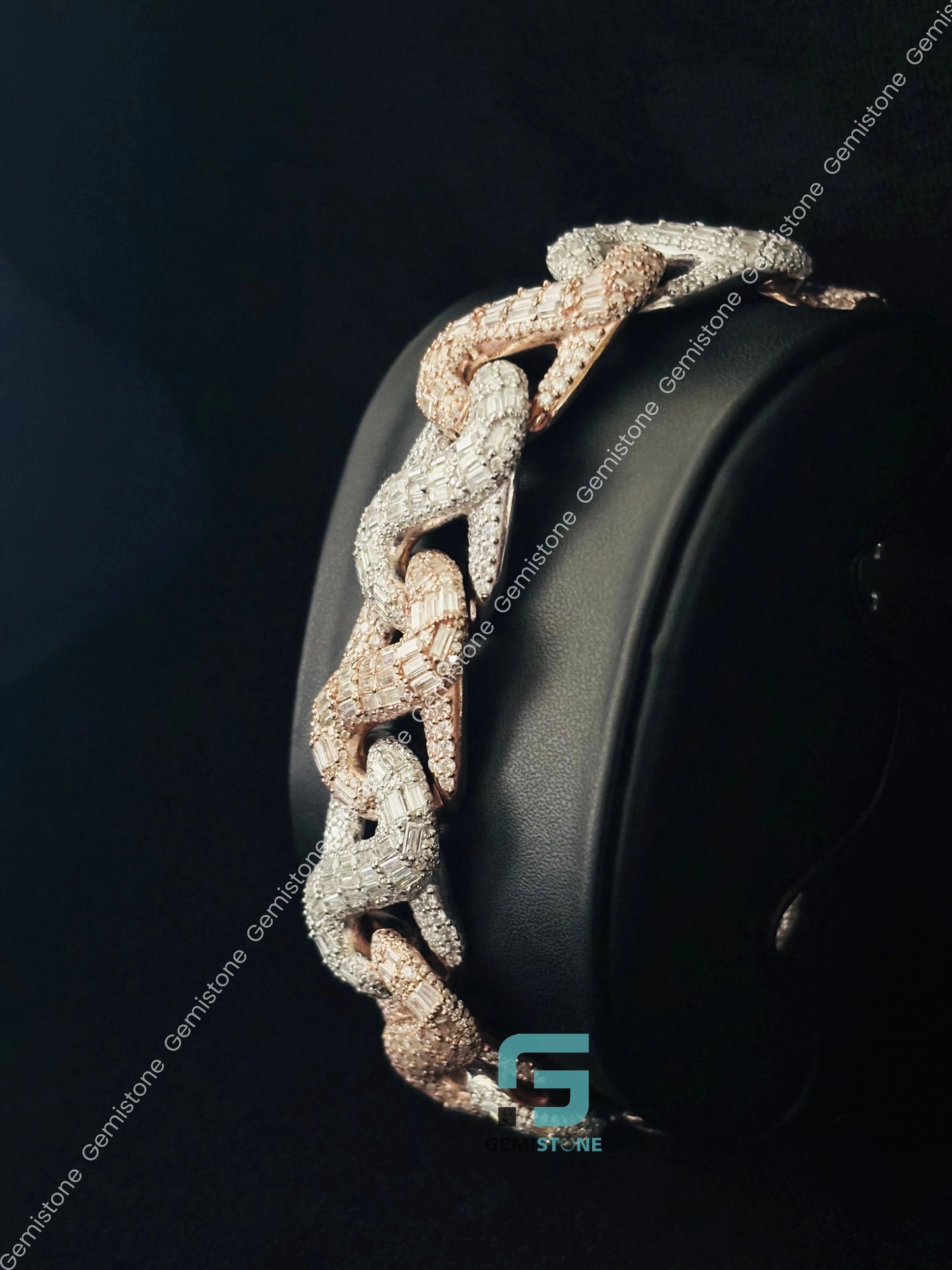 18MM Moissanite Studded Iced Out Bracelet