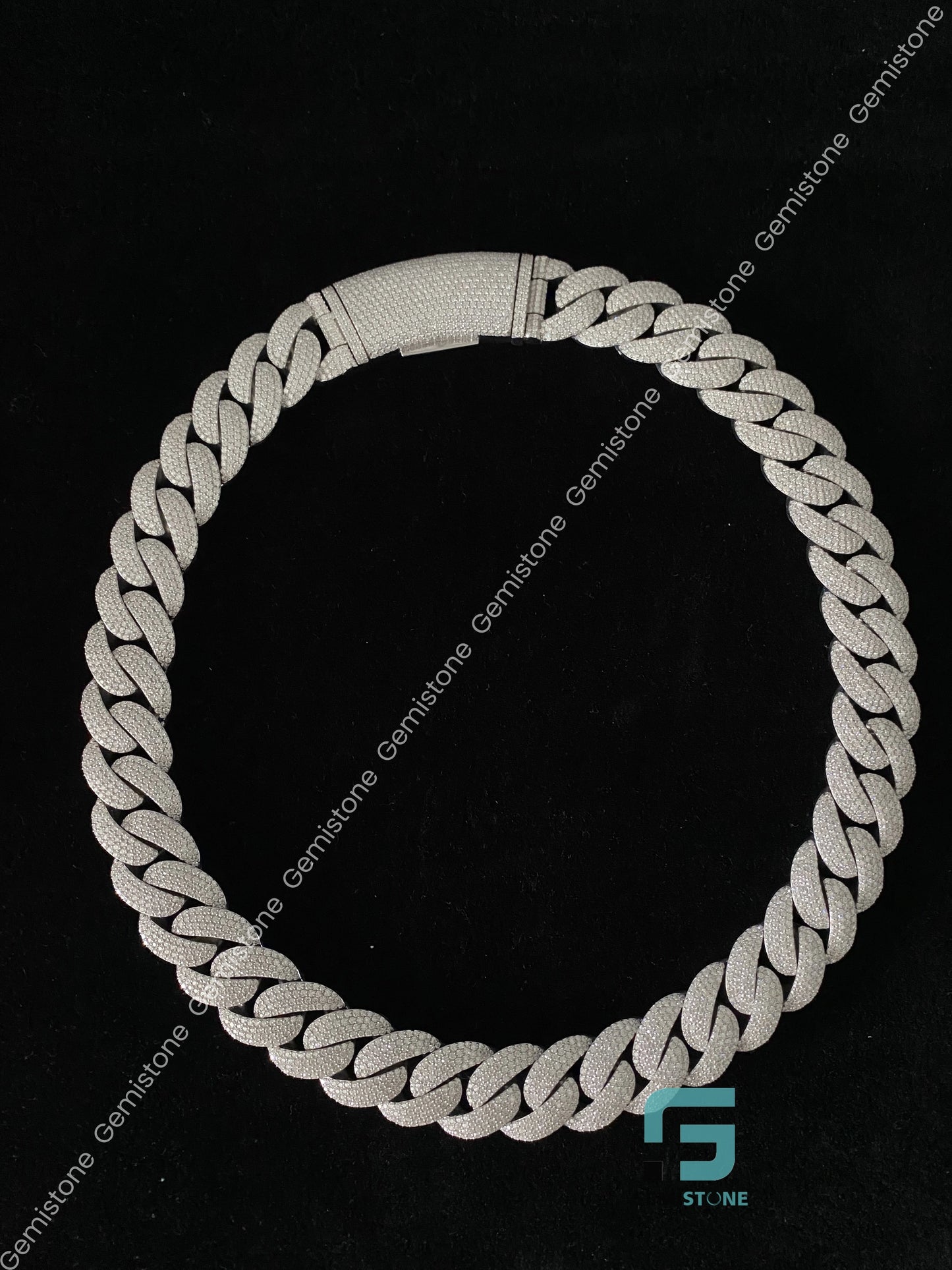 24MM Moissanite Diamond Hip Hop Chain