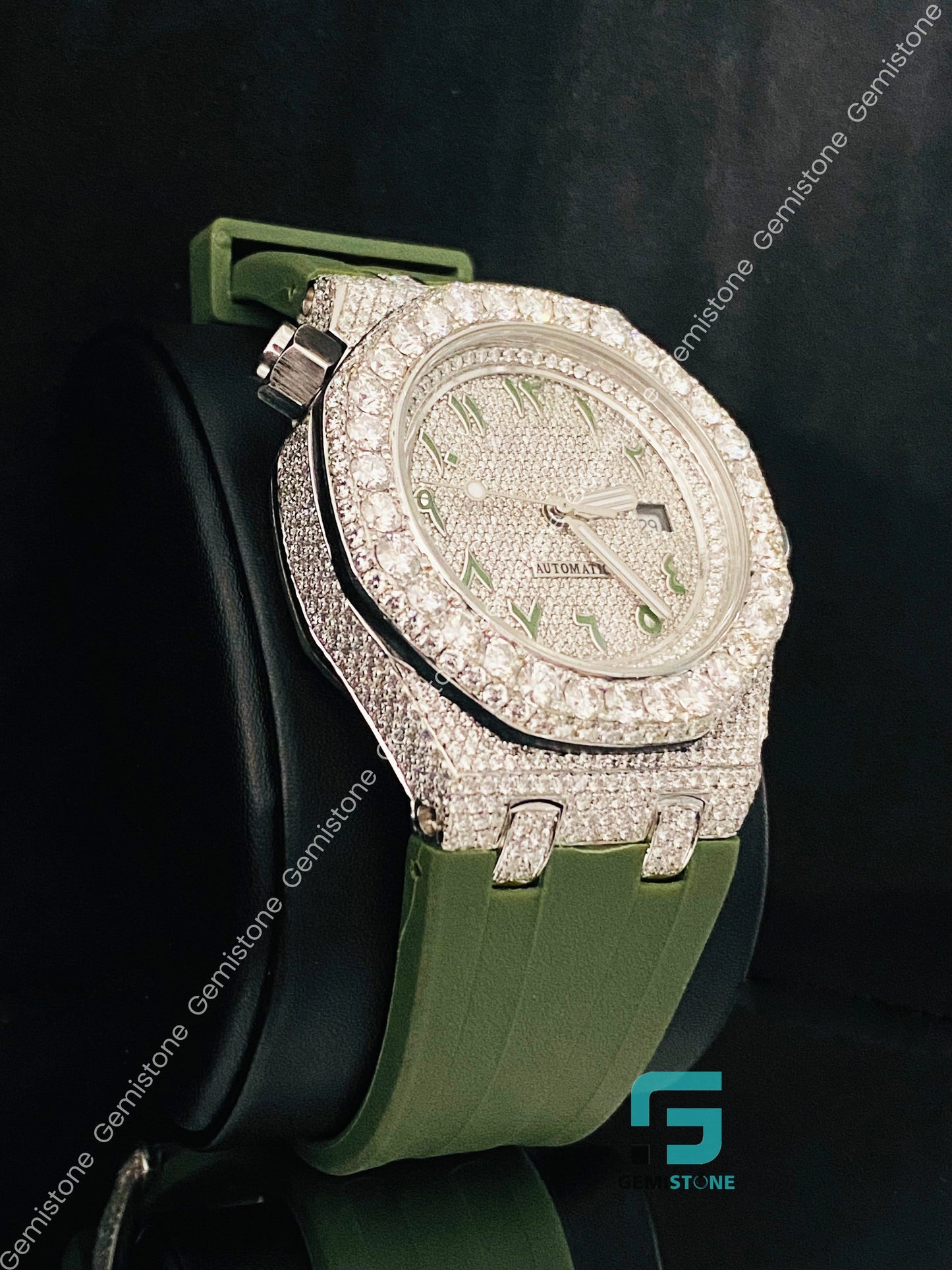 41MM Moissanite Hip Hop Luxury Watch