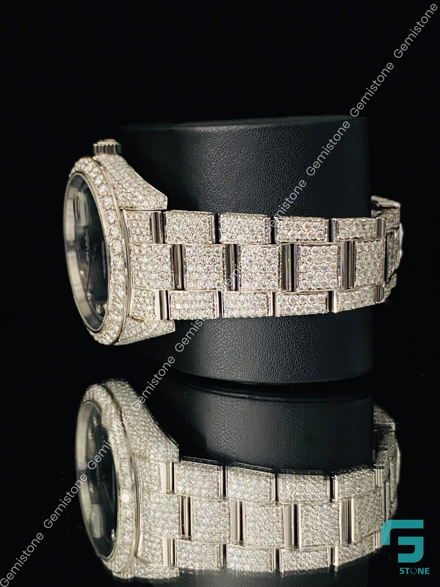 41MM VVS Moissanite Rapper Watch