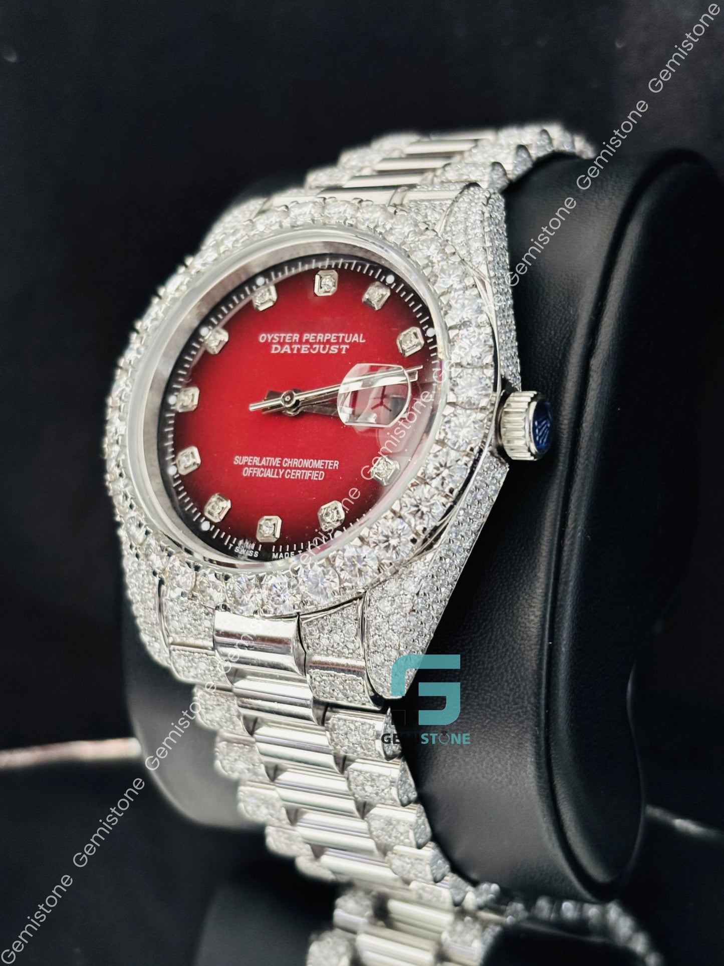 41MM VVS Rappers Moissanite Watch