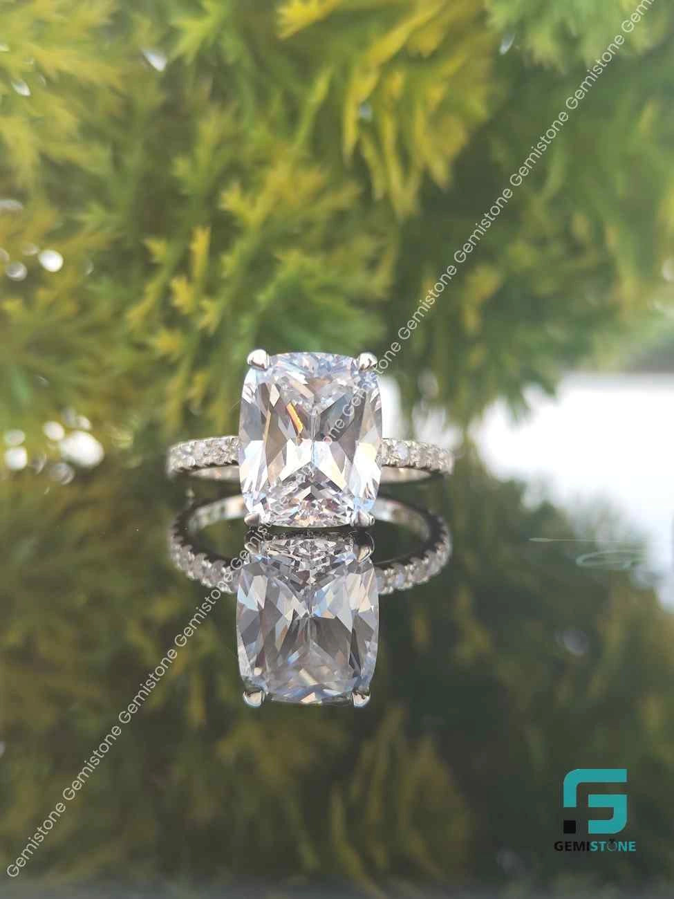 4 CT Cushion Cut Ring
