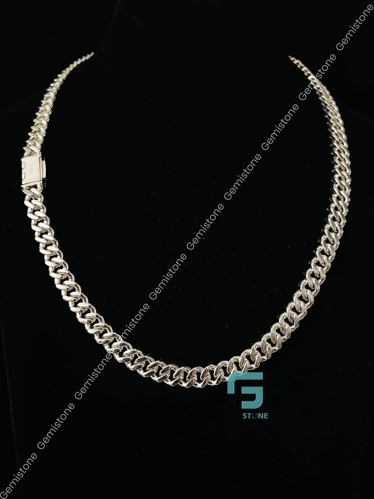 925 Sterling Silver Moissanite Rappers Hip Hop Cuban Link Chain
