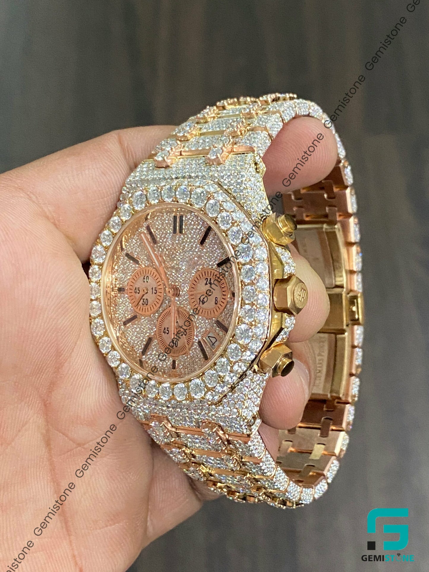 Automatic-Diamond-Studded-Watch-1