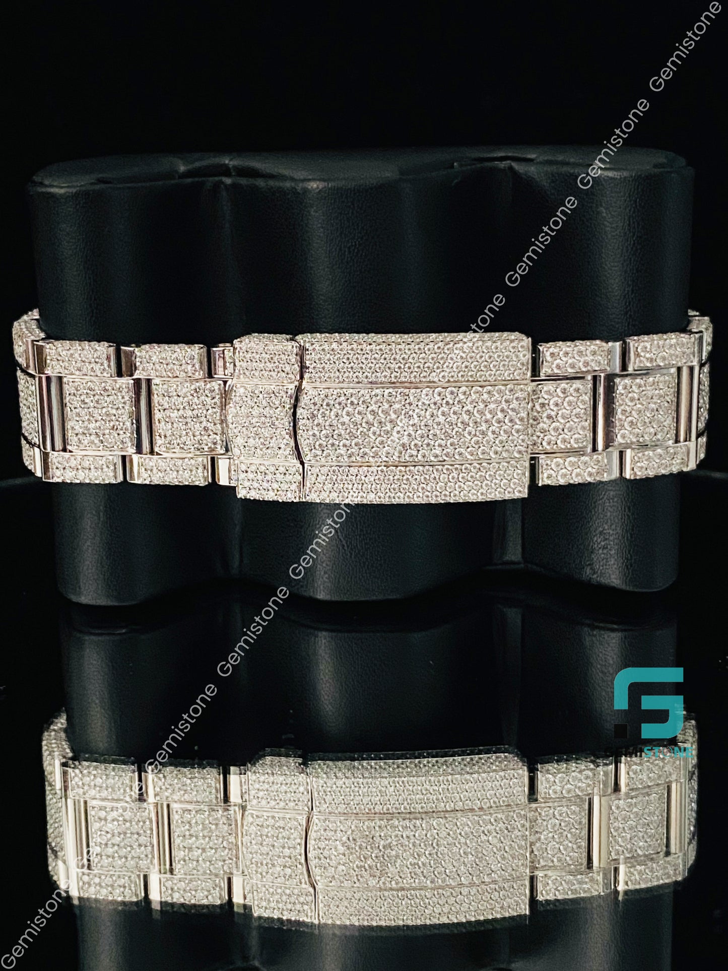 Big Bezel Arabic Moissanite watch for Men