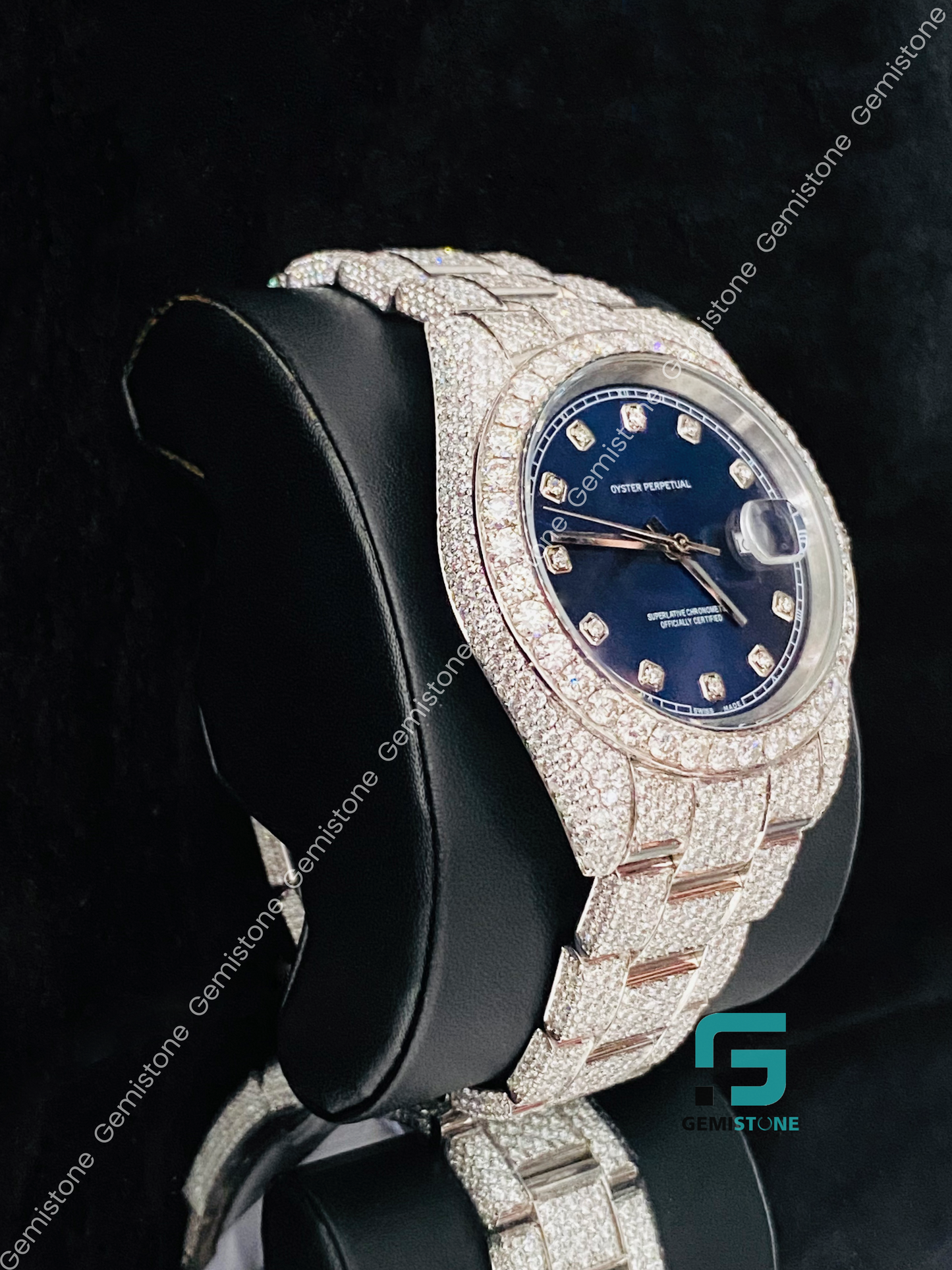 Big Bezel Hip Hop Moissanite Watch