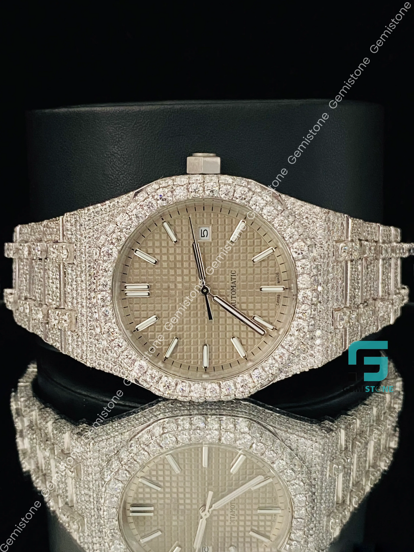 Big Bezel Moissanite Watch