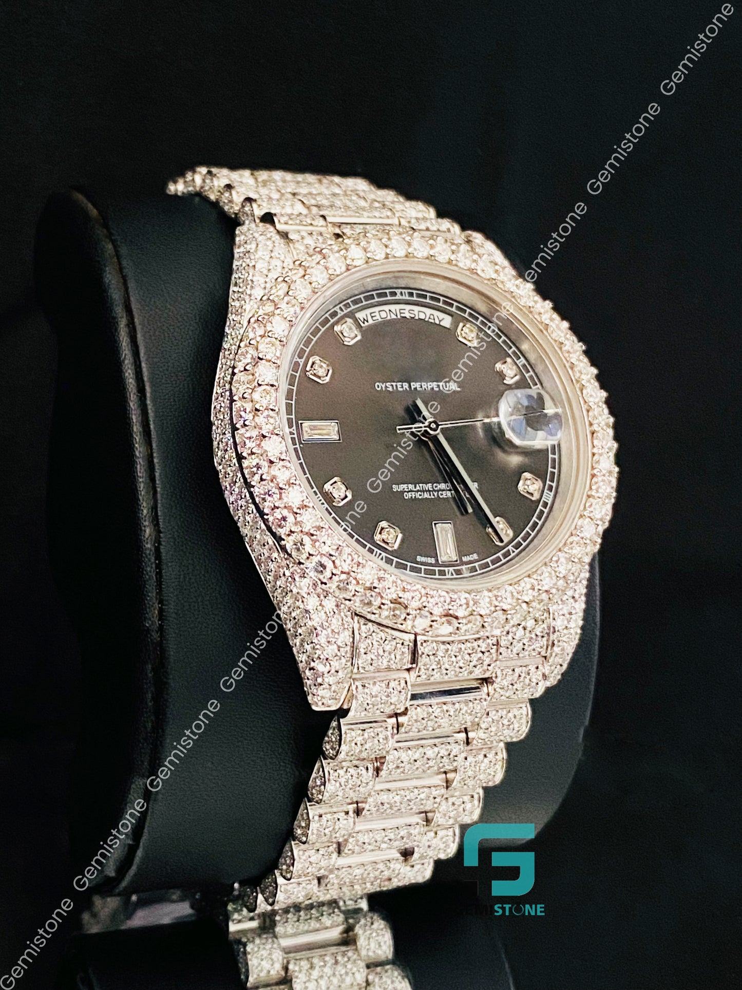 Bling Bling Moissanite Luxury Watch