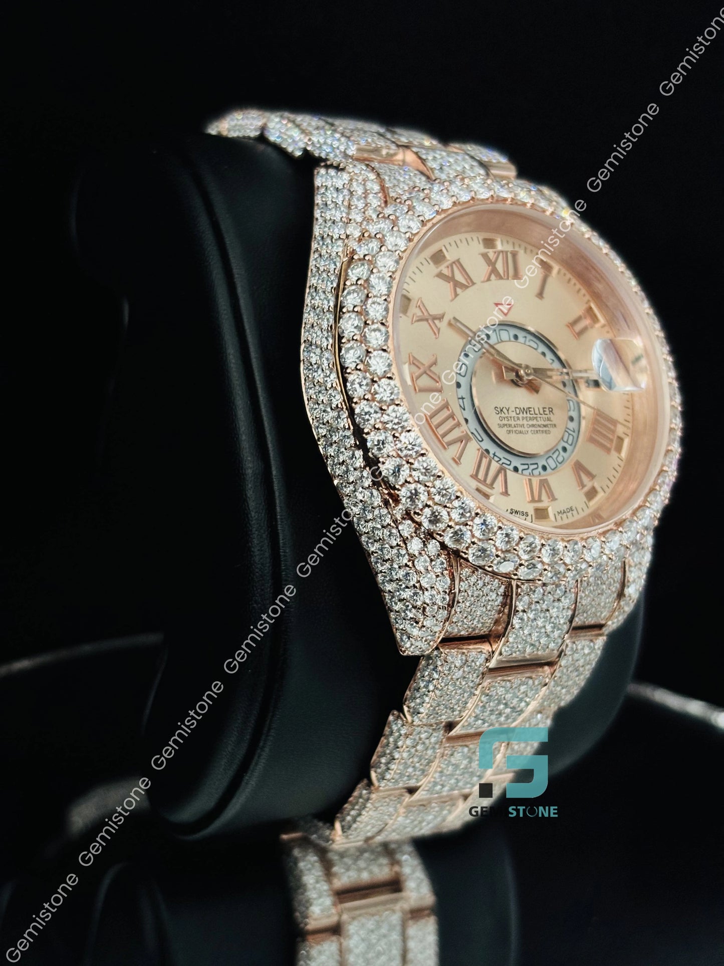Brown Dust VVS Moissanite Watch