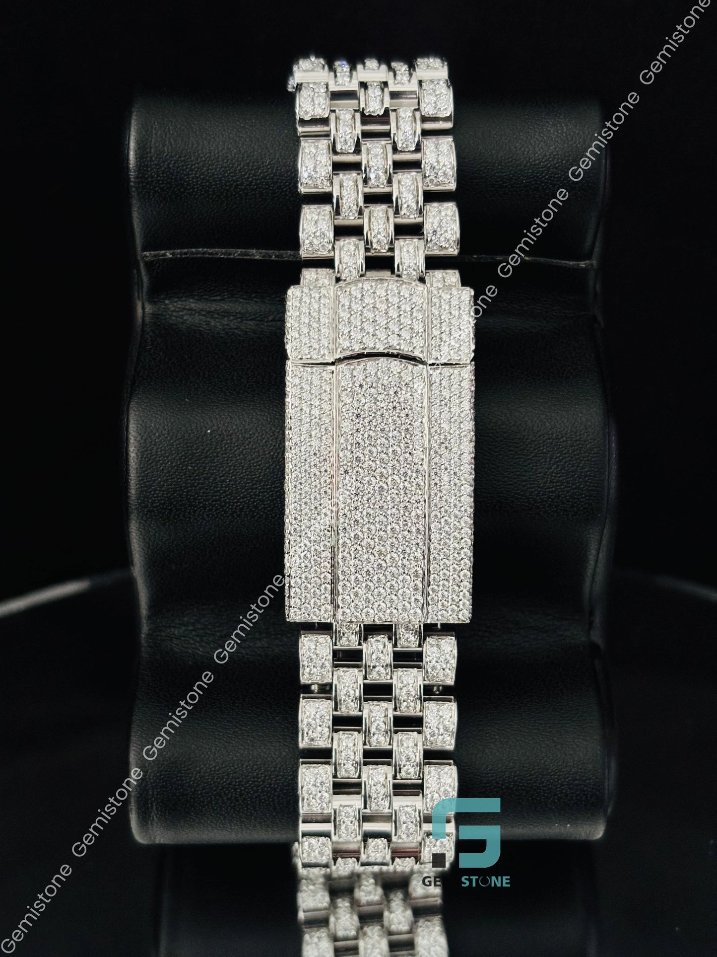 Bust Down Ice Out Moissanite Hip Hop Watch