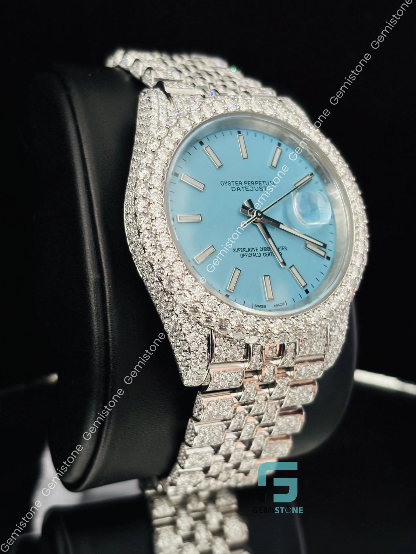 Bust Down Moissanite Diamond Watch