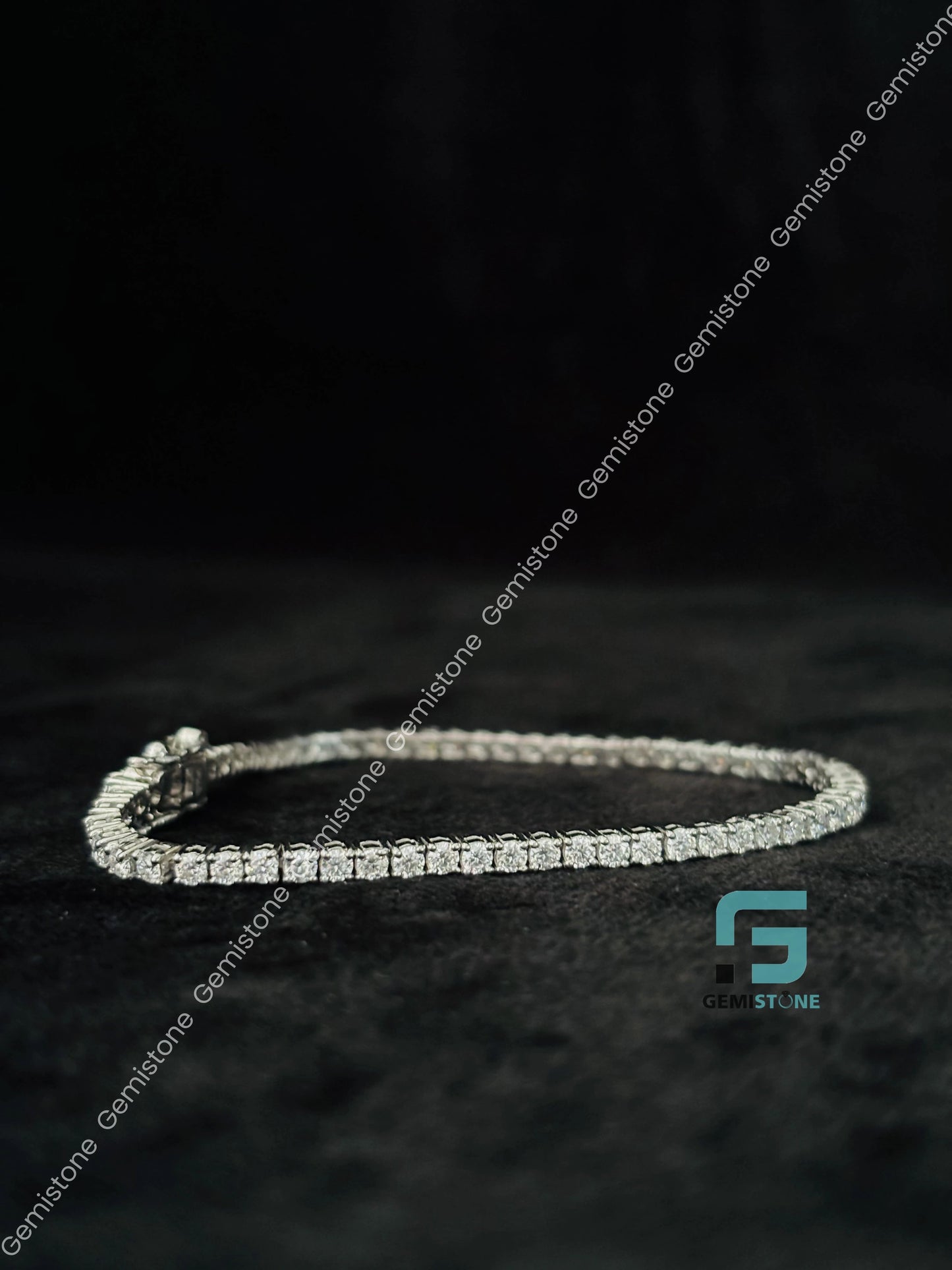 Bust Down Moissanite Hip Hop Tennis Bracelet