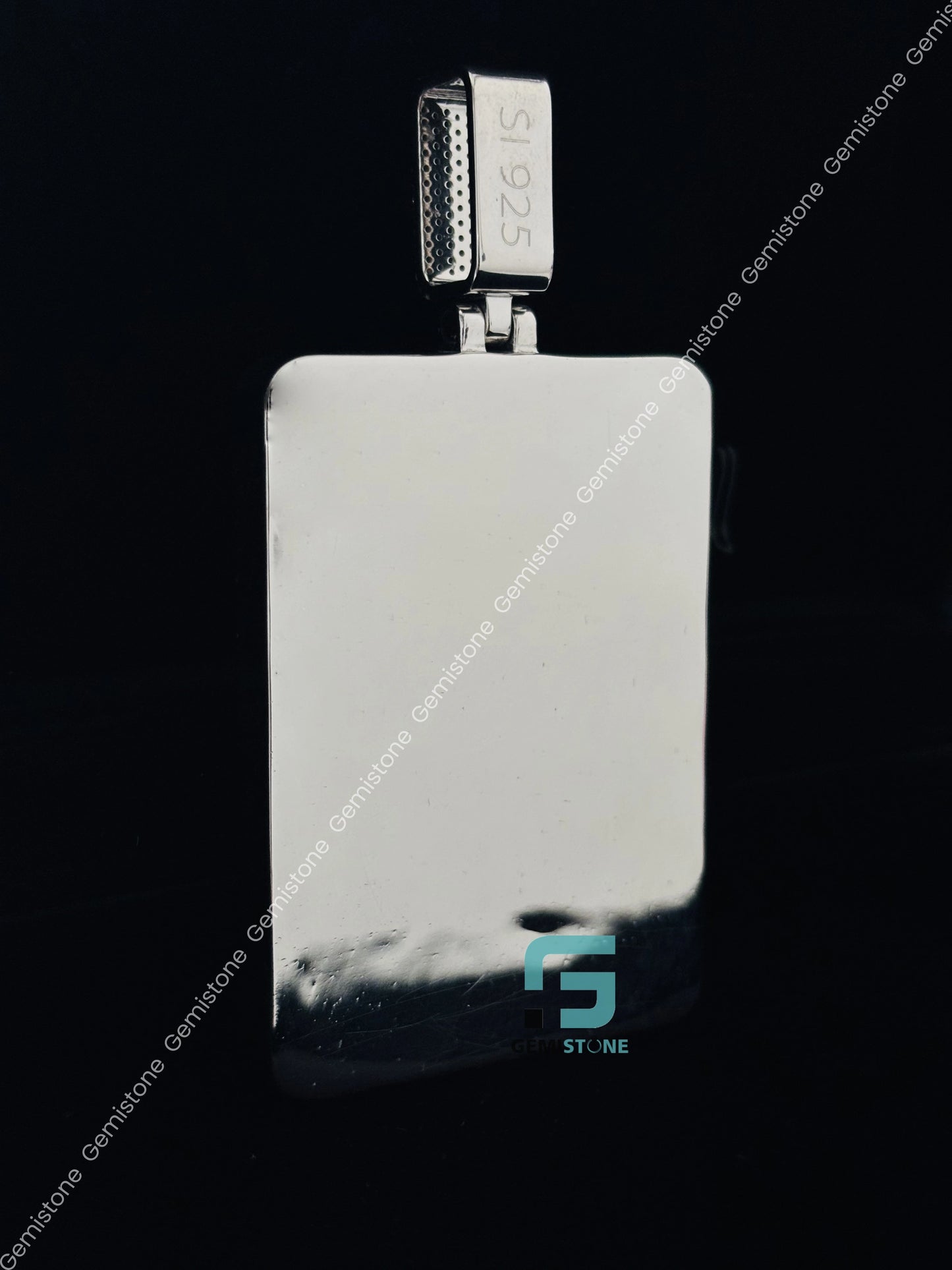 Crown Initial Letters Alphabet Moissanite Pendant