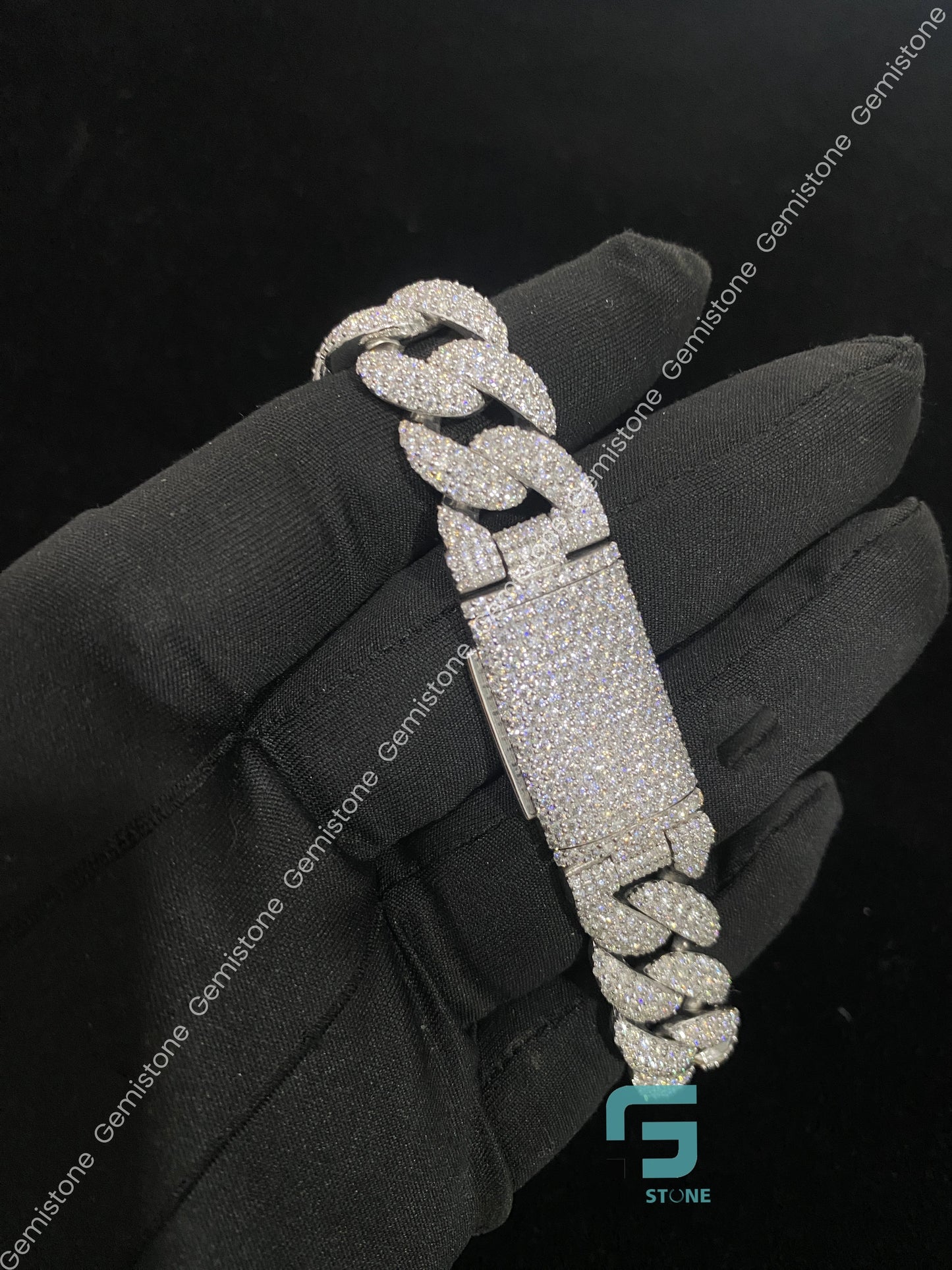 Cuban Link Moissanite Hip hop Bracelet