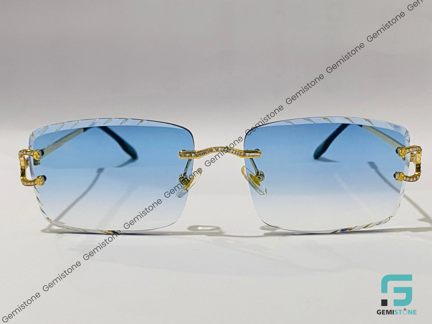 Custom_Light_Blue_Lens_High_Quality_Party_Wear_Moissanite_Glasses