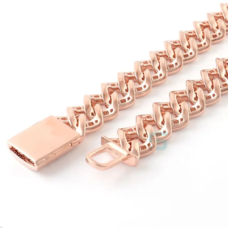 20mm Iced Out Baguette Cut Moissanite Miami Cuban Link Chain