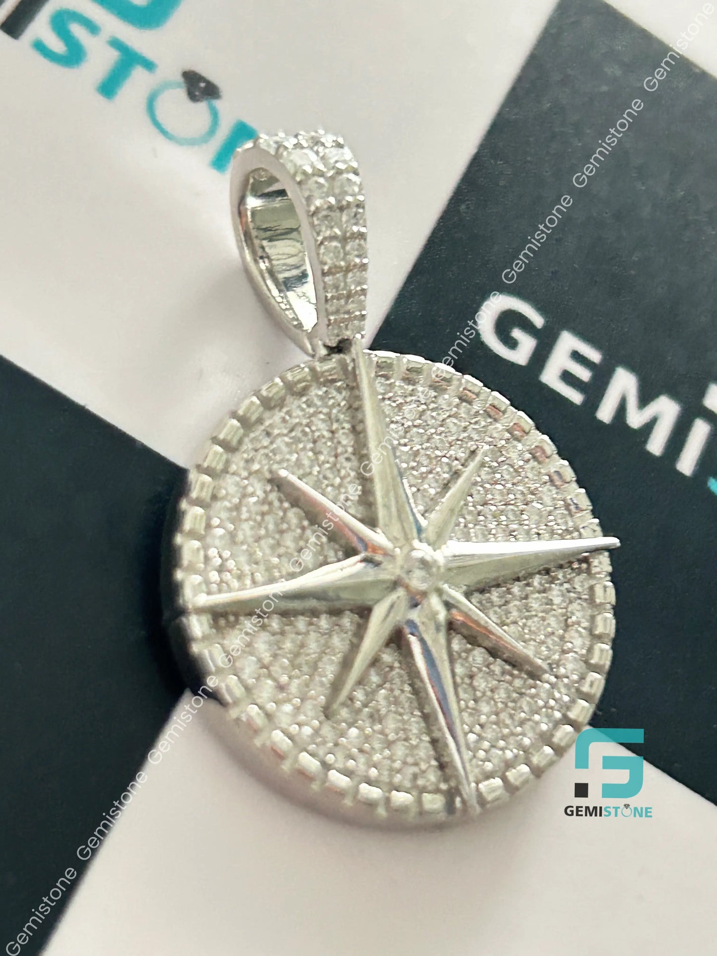 Dainty Compass Style Pendant