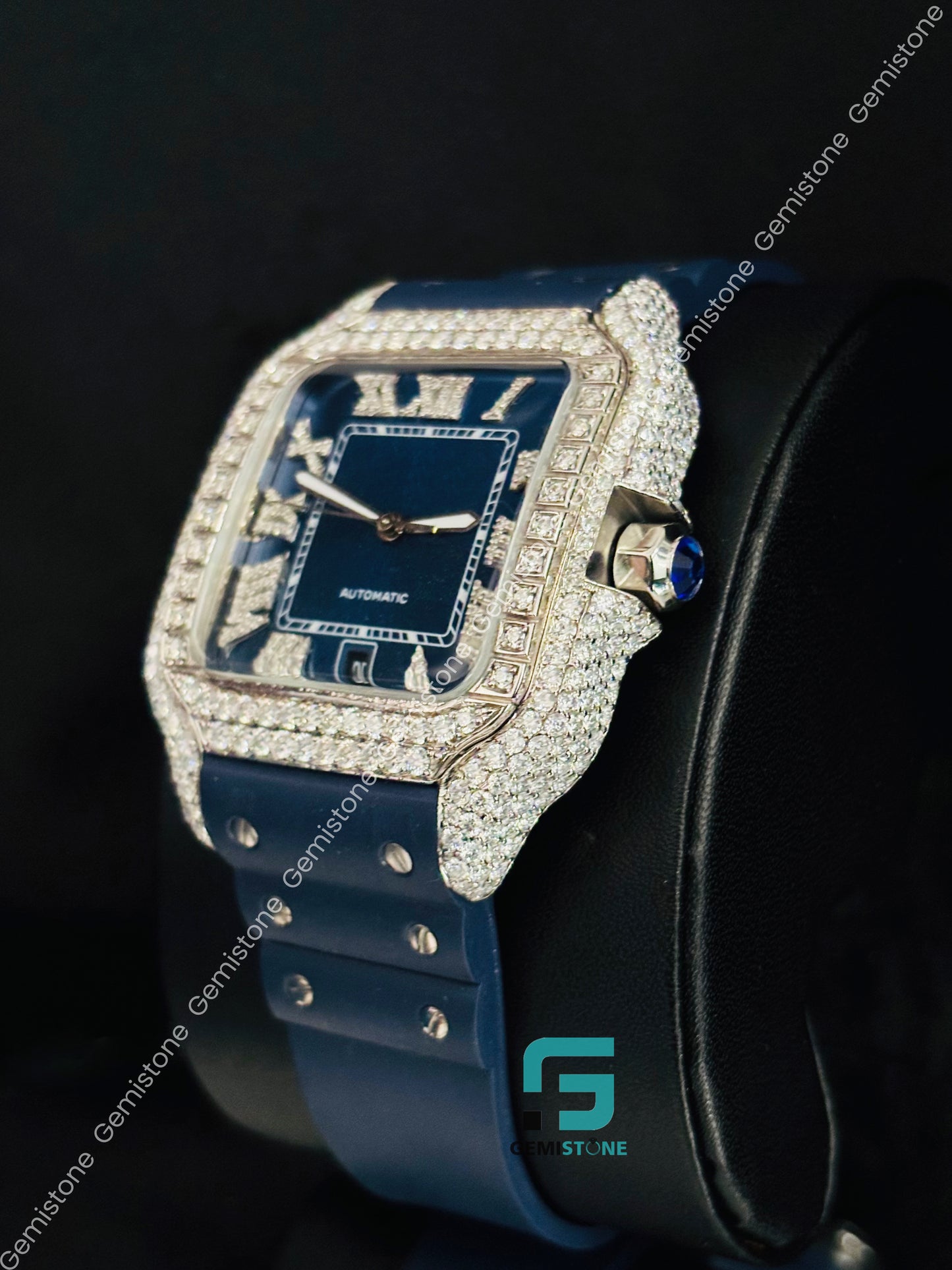 Dark blue Dial Wrist Watch for Men_s