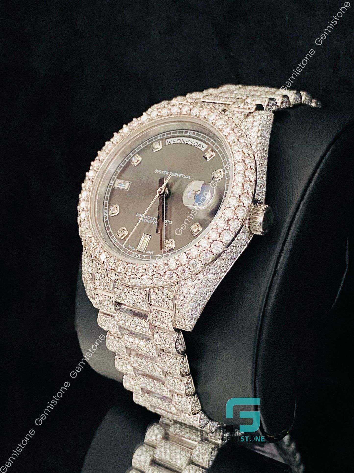 Date Just Luxury Moissanite Watch