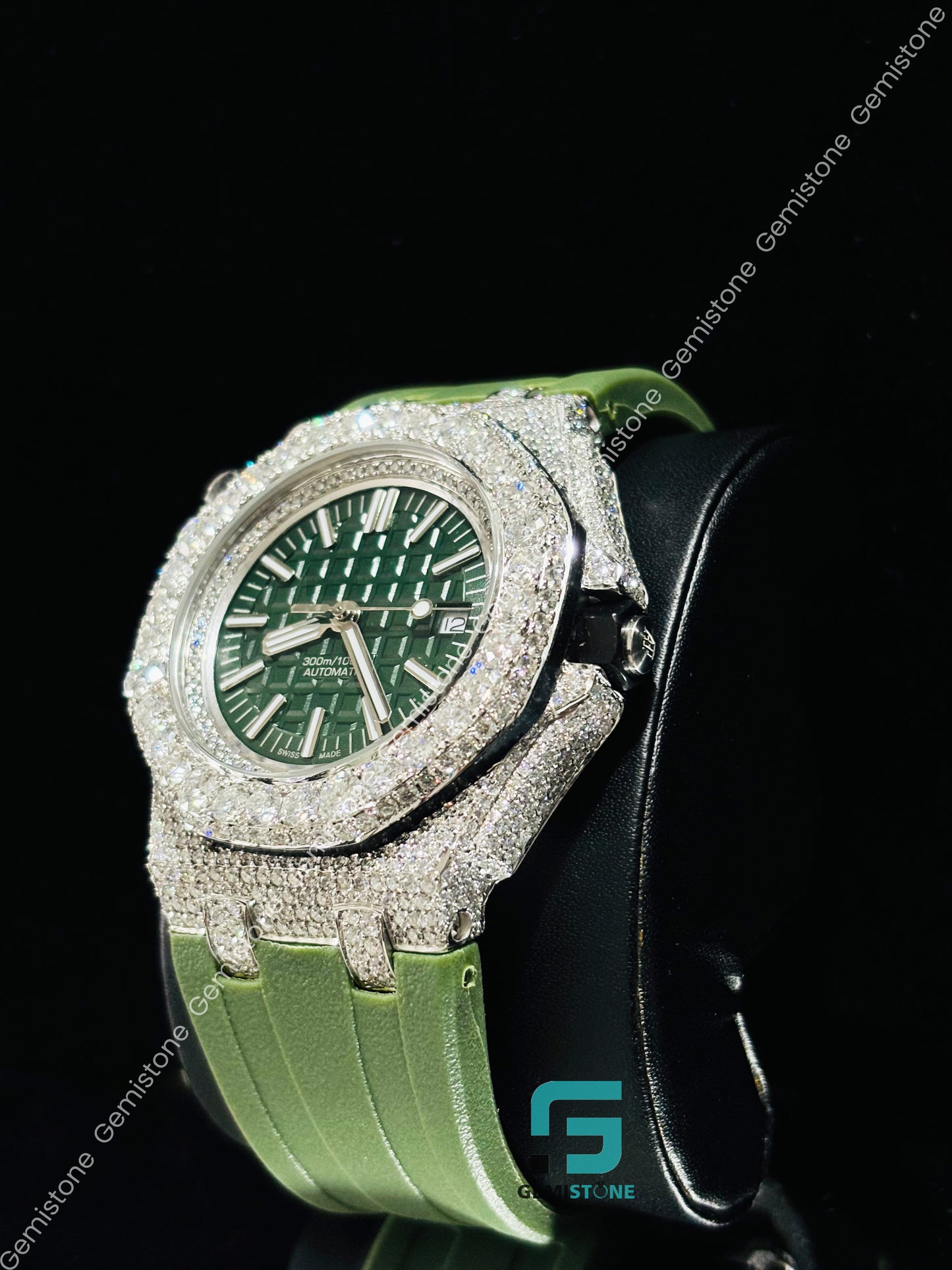 Face Dial Luxury Moissanite Diamond Watch