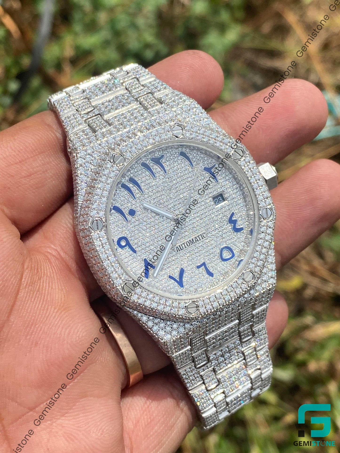 Flooded-Diamond-Mens-Watch