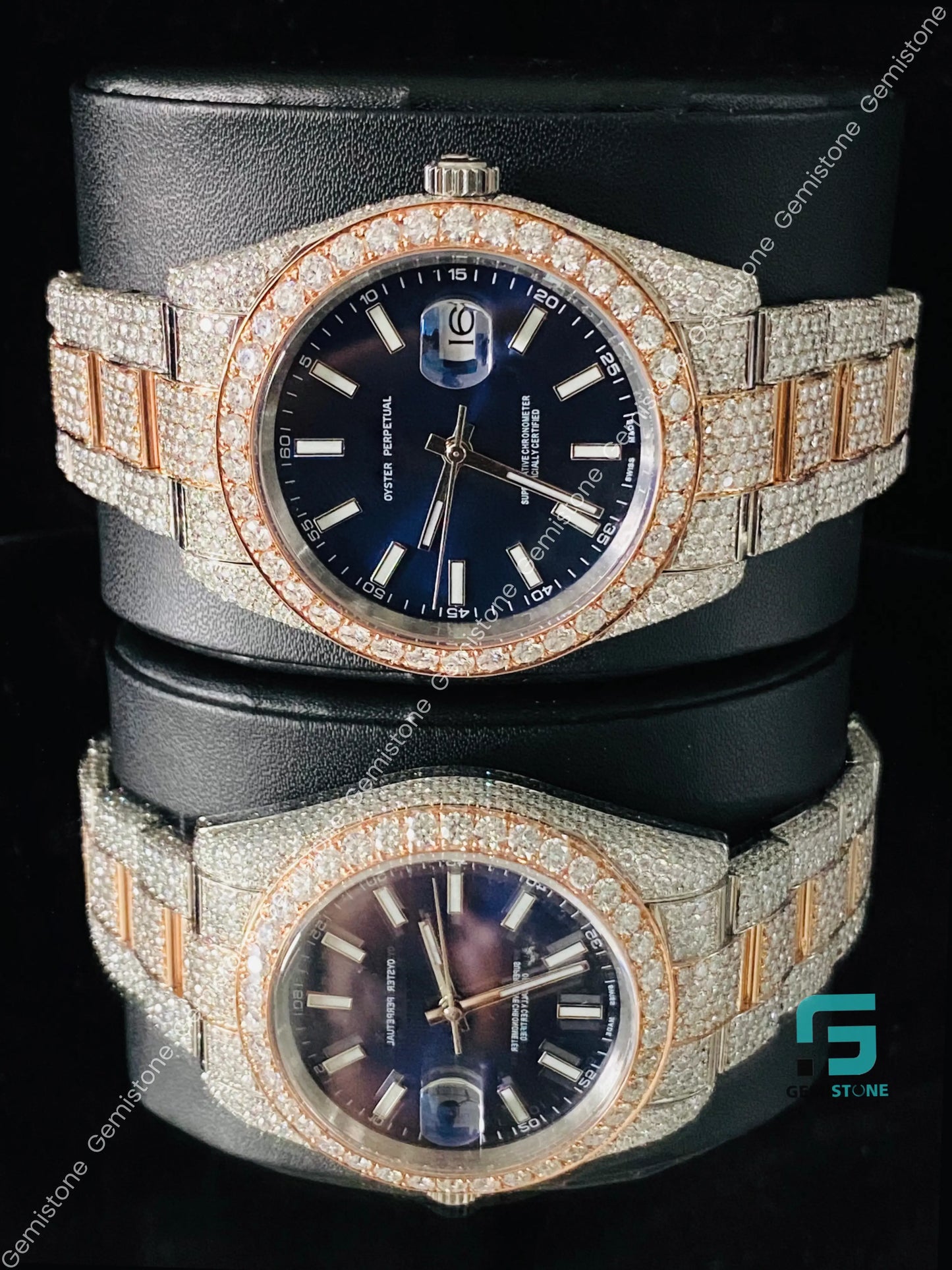 Fully Ice Out Moissanite Watchs