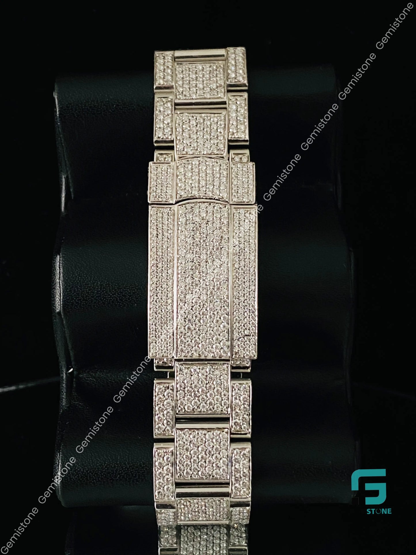 Fully Studded Moissanite Watch