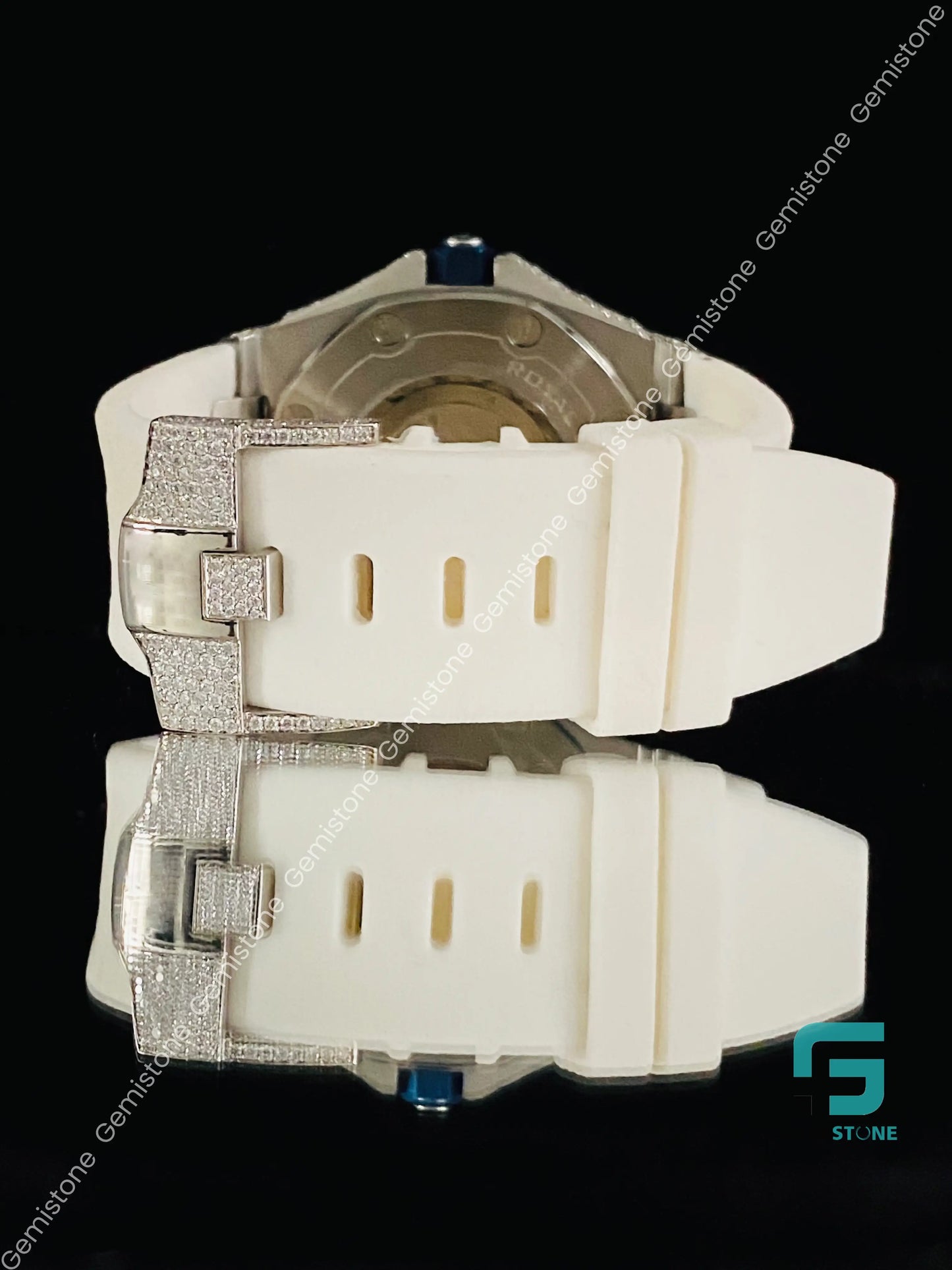 Fully Studded Face Dial Moissanite Watch