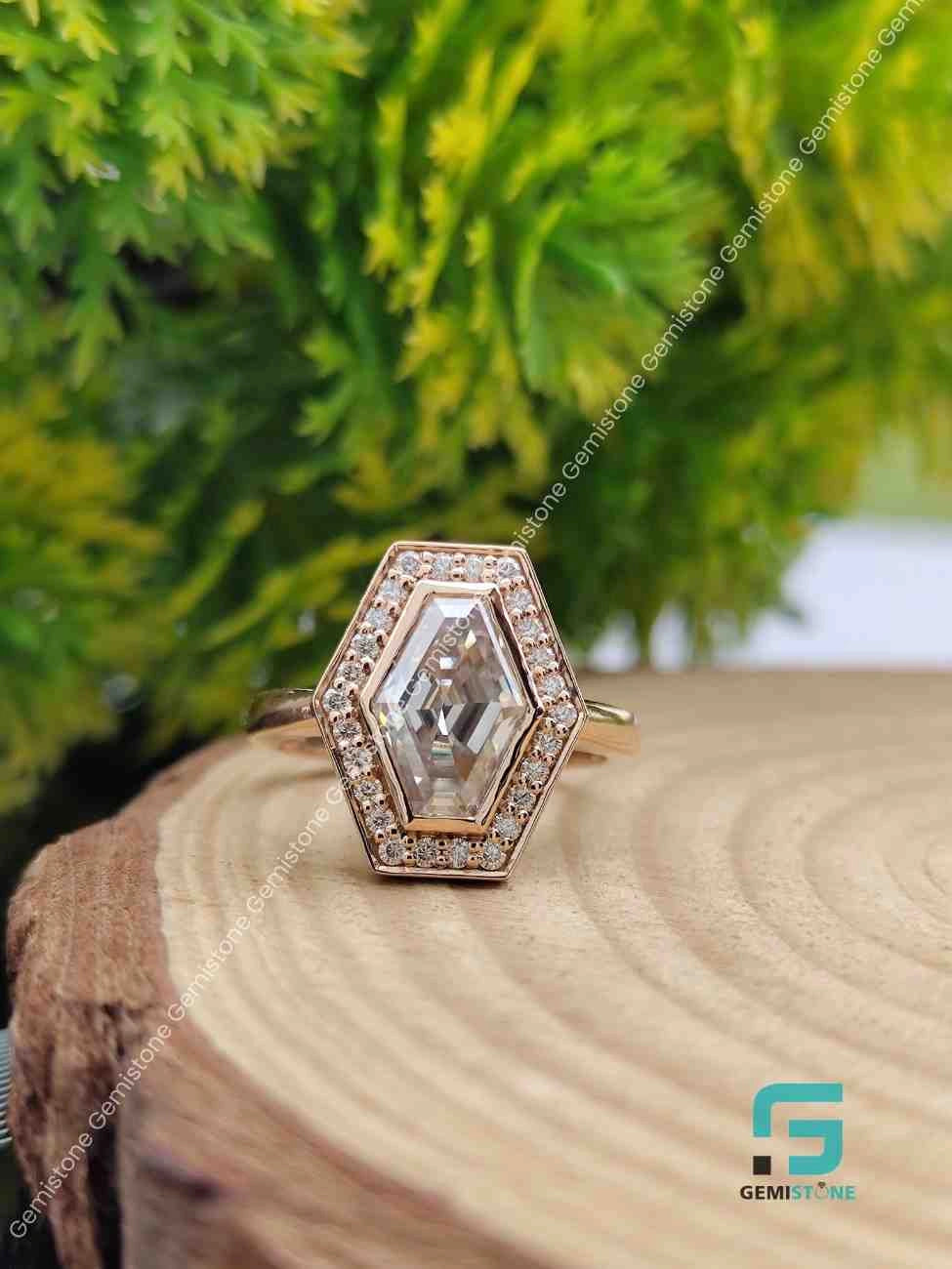 Hexagon_Moissanite_Cut_Engagement_RIng