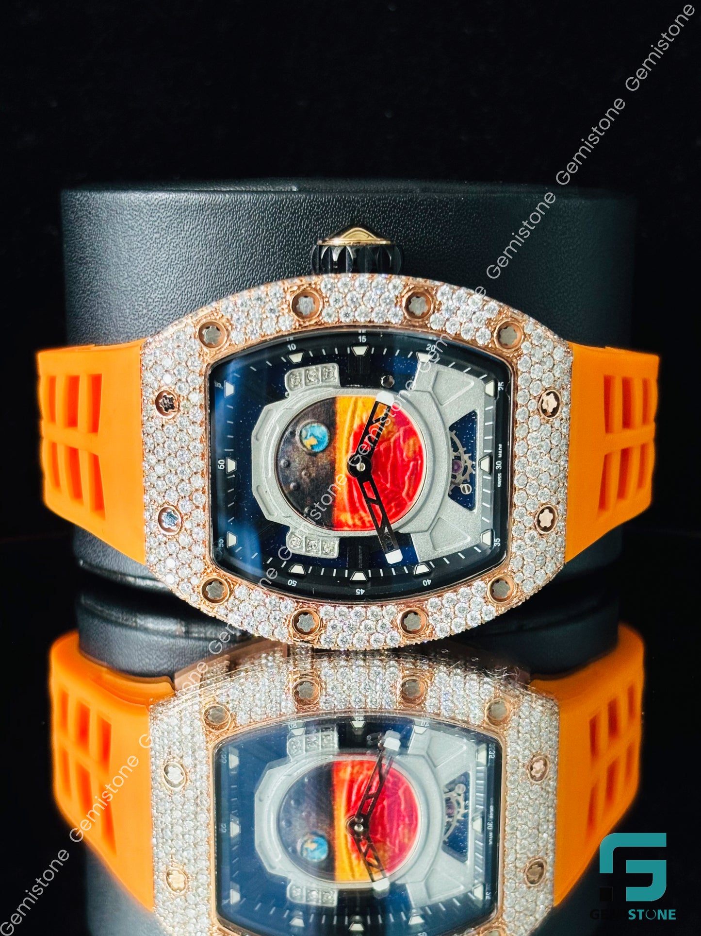 Hip Hop luxury Moissanite watch for Men