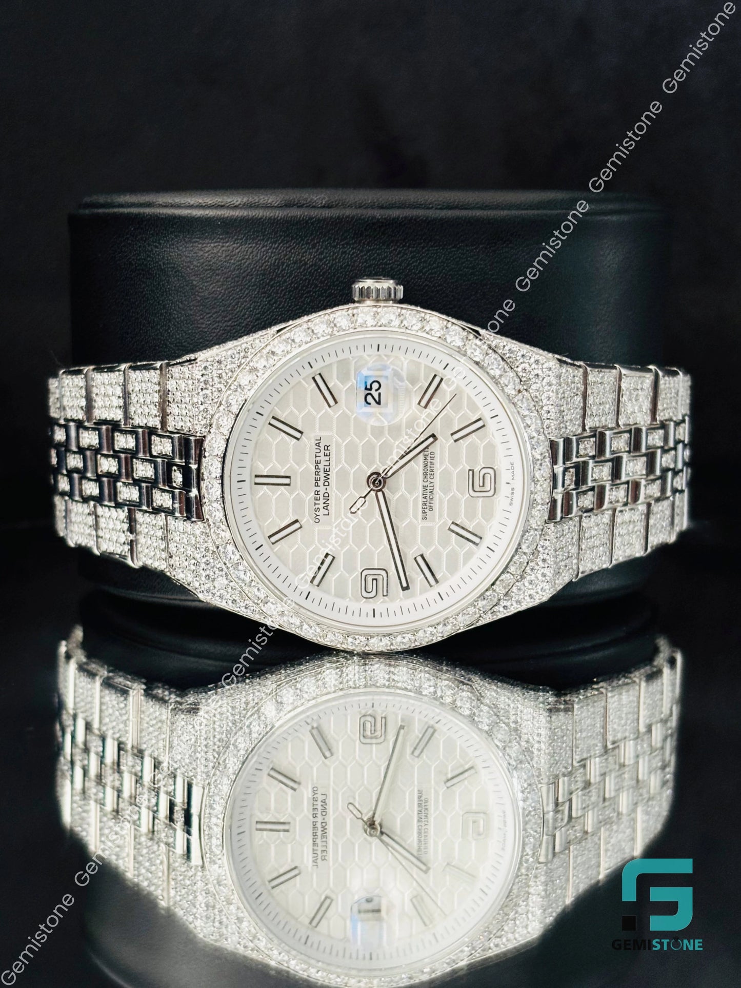 Hiphop Moissanite Stones Watchs