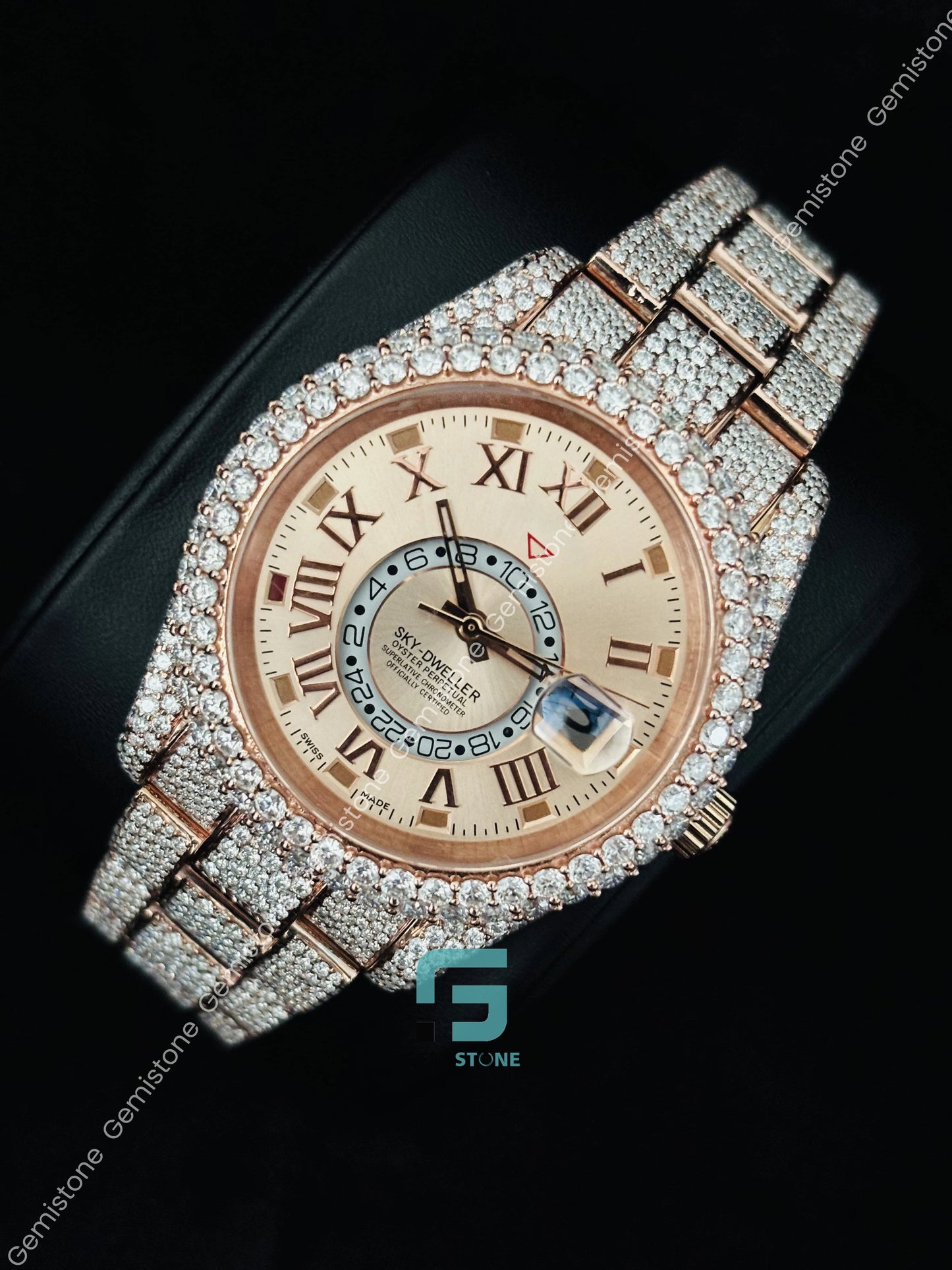 Iced Out Hip Hop Moissanite Watch