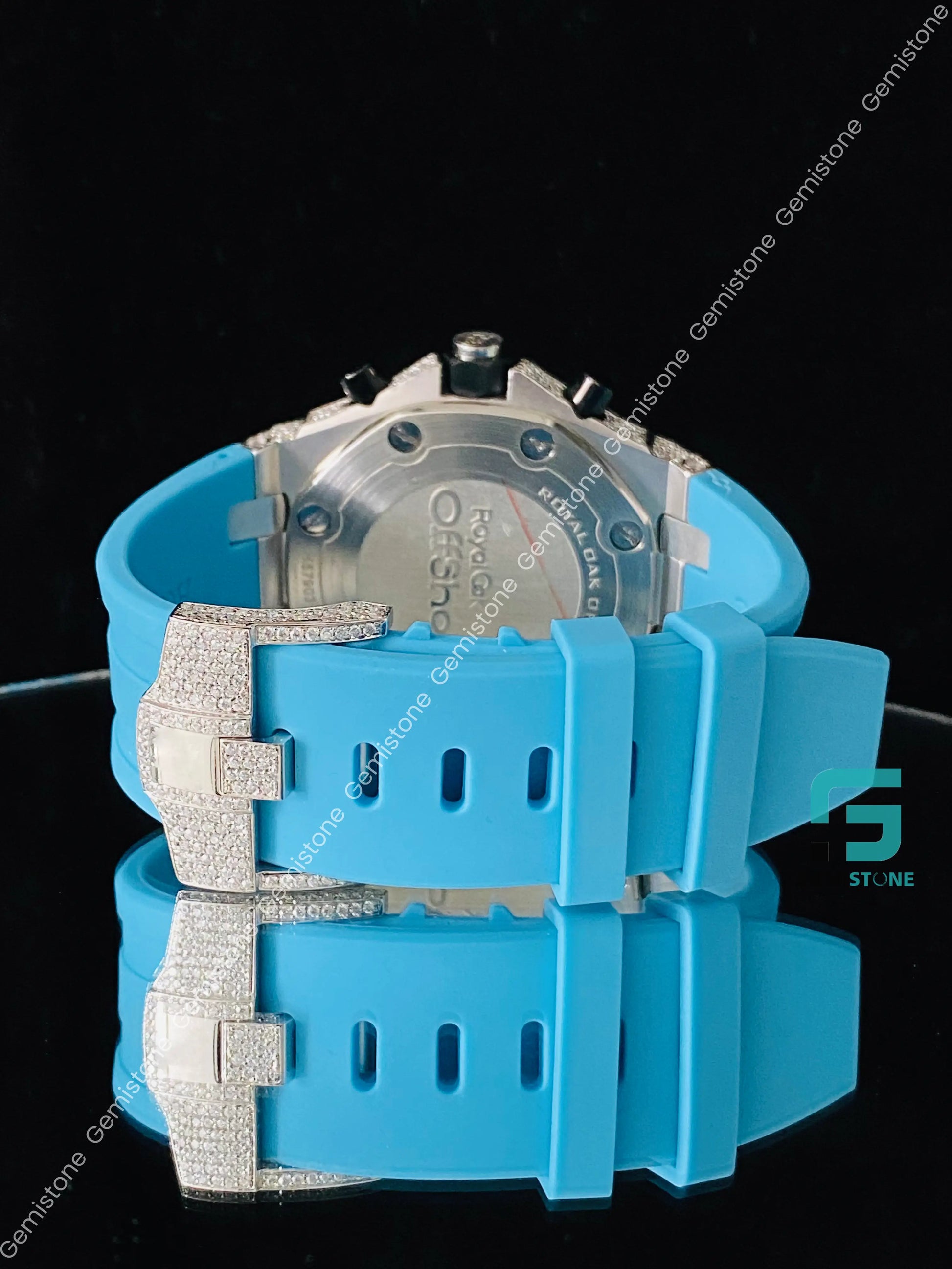 Iced Out Moissanite Watch For Him