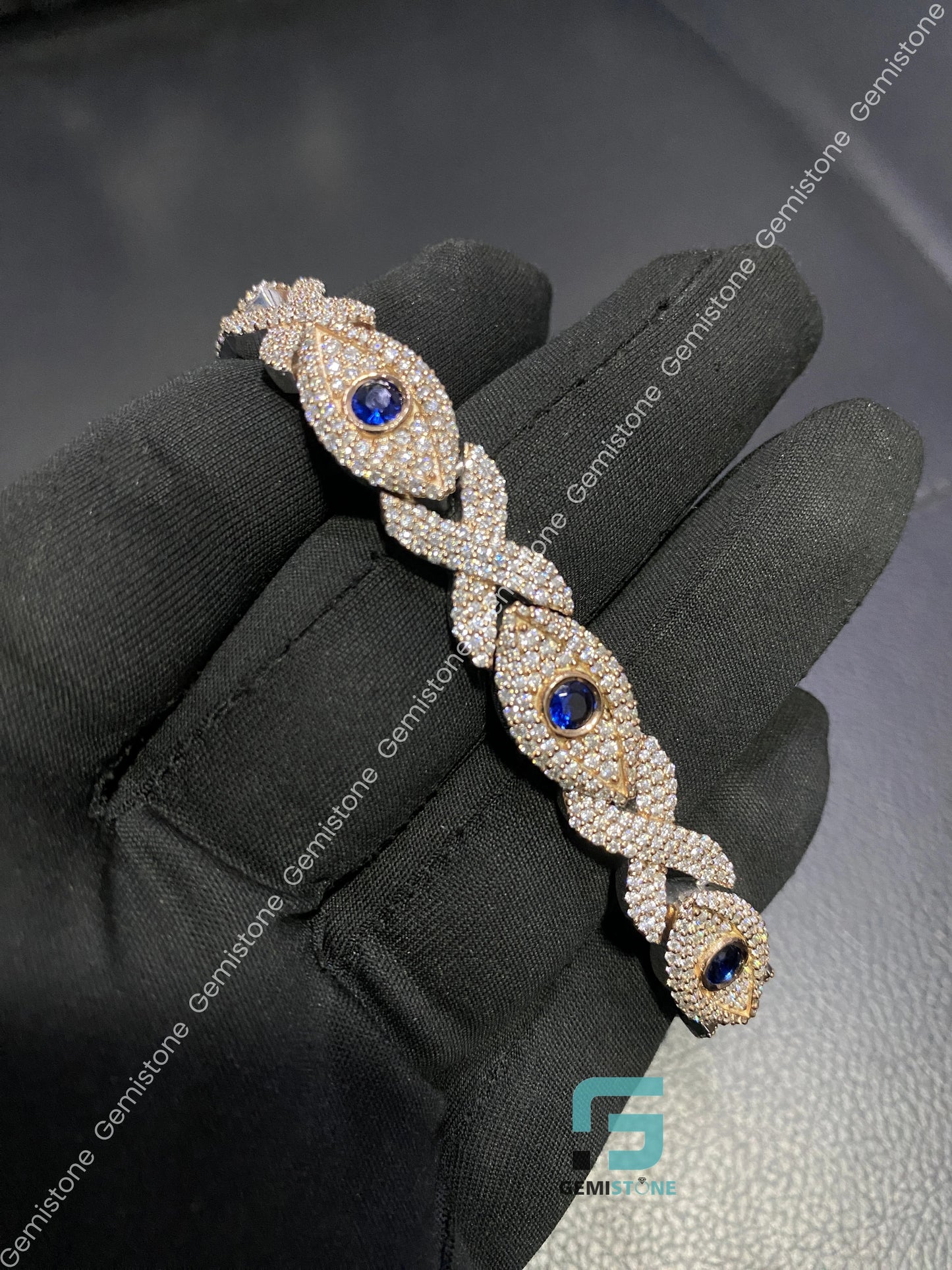 Infinity Moissanite Bracelet for Unisex