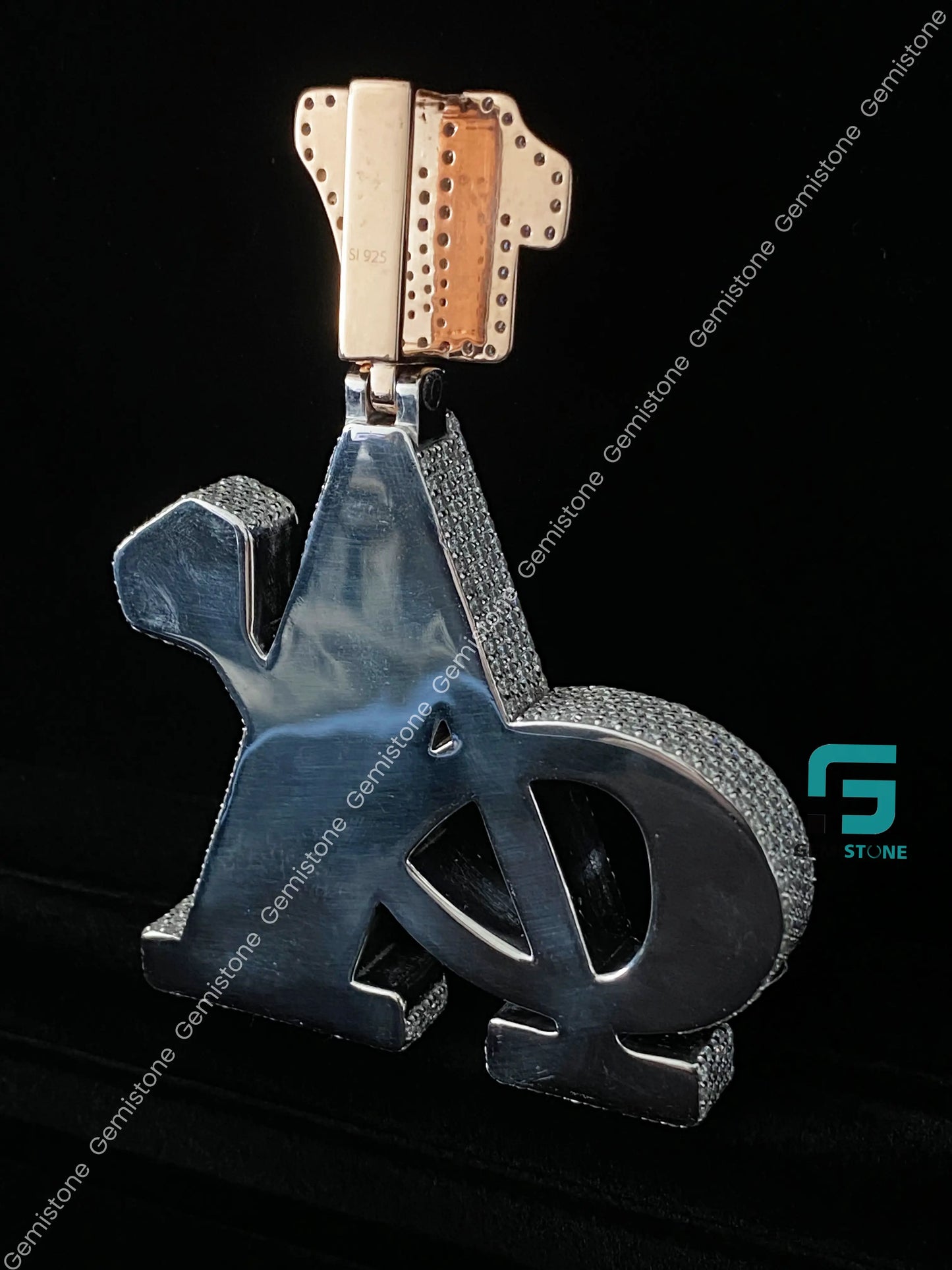 Letter A Custom Name Pendant