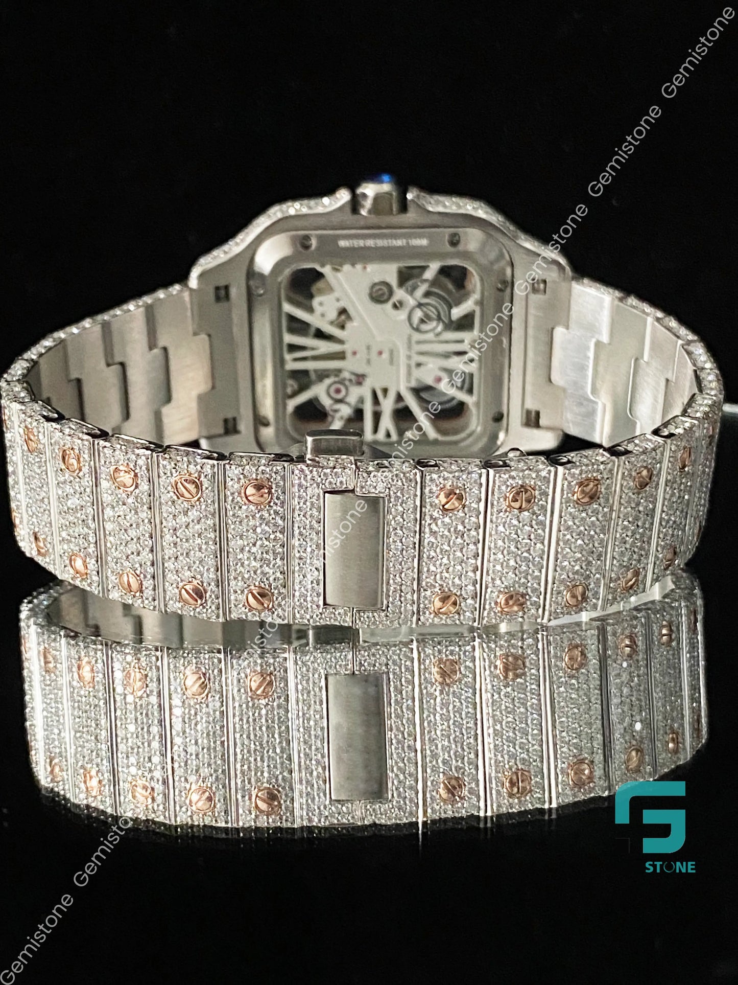 Luxury Fully Ice Out Moissanite watch