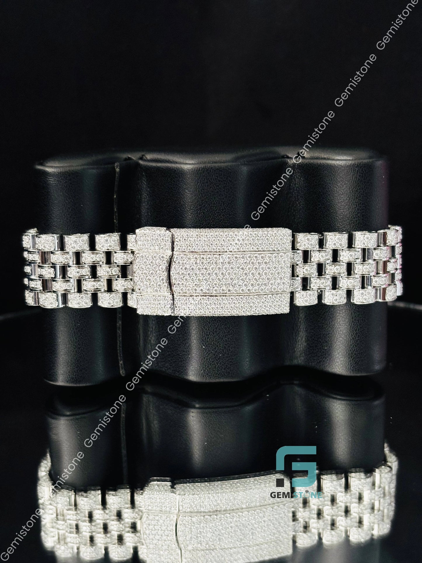 Luxury Hip Hop Moissanite Watch