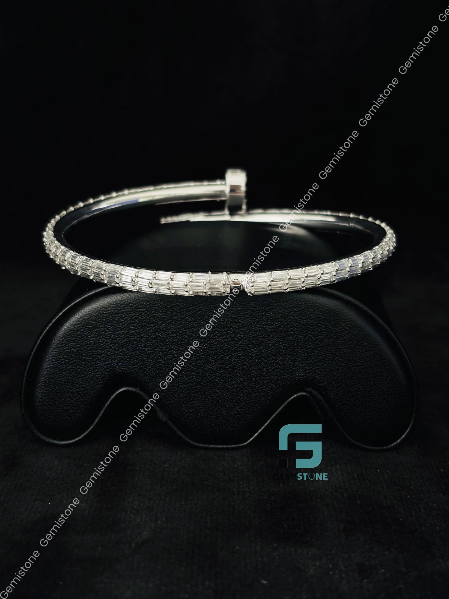 Luxury Moissanite Bust Down Bracelet