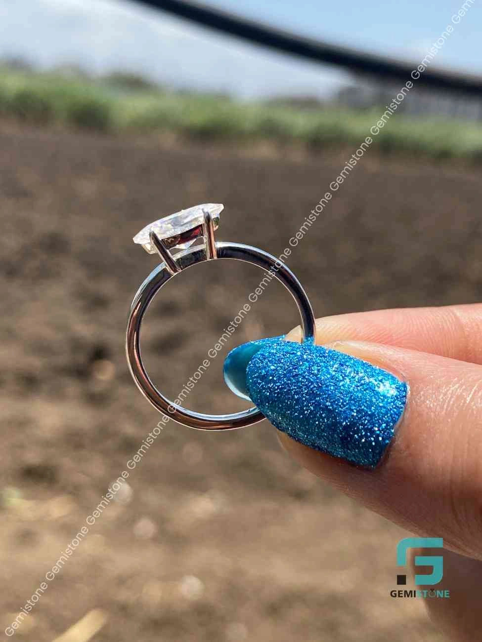 Marquiese Cut Moissanite Ring