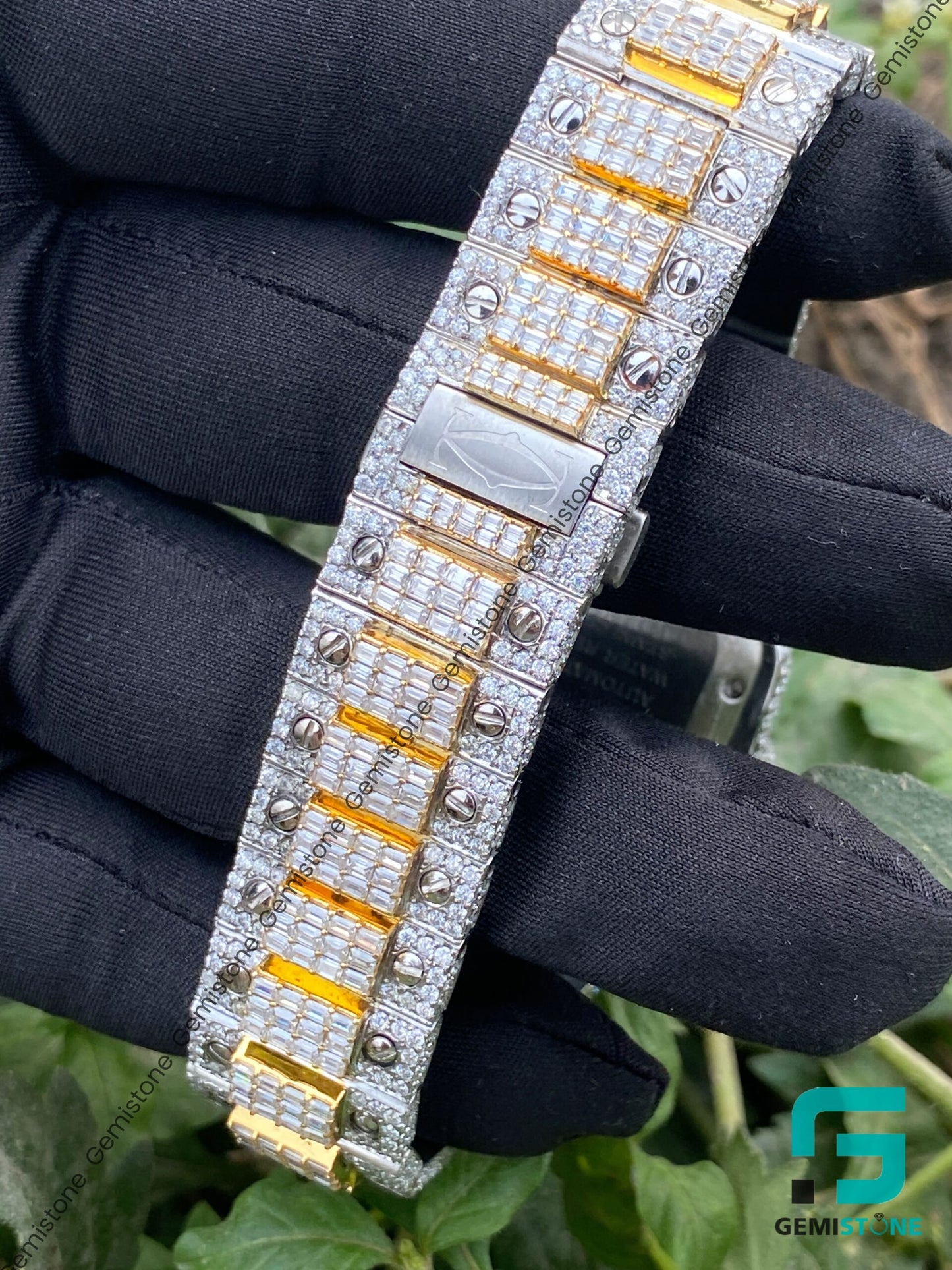 Moissanite-Baguette-Cut-Watches