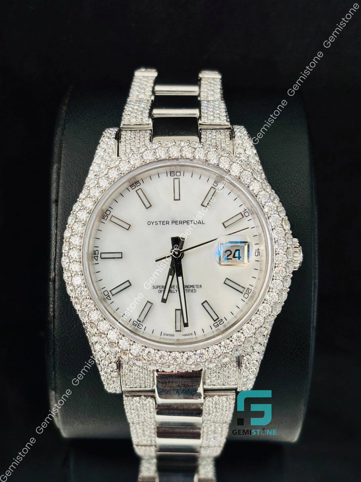 Moissanite Drop Dwon Watch