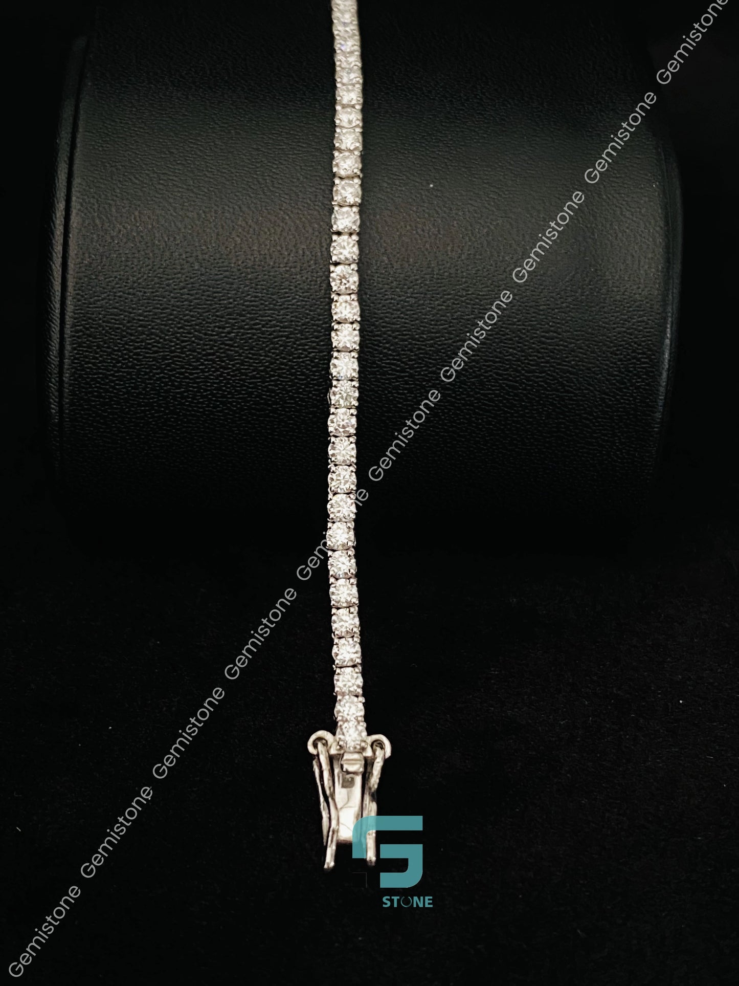 Moissanite Bust Down Tennis Bracelet