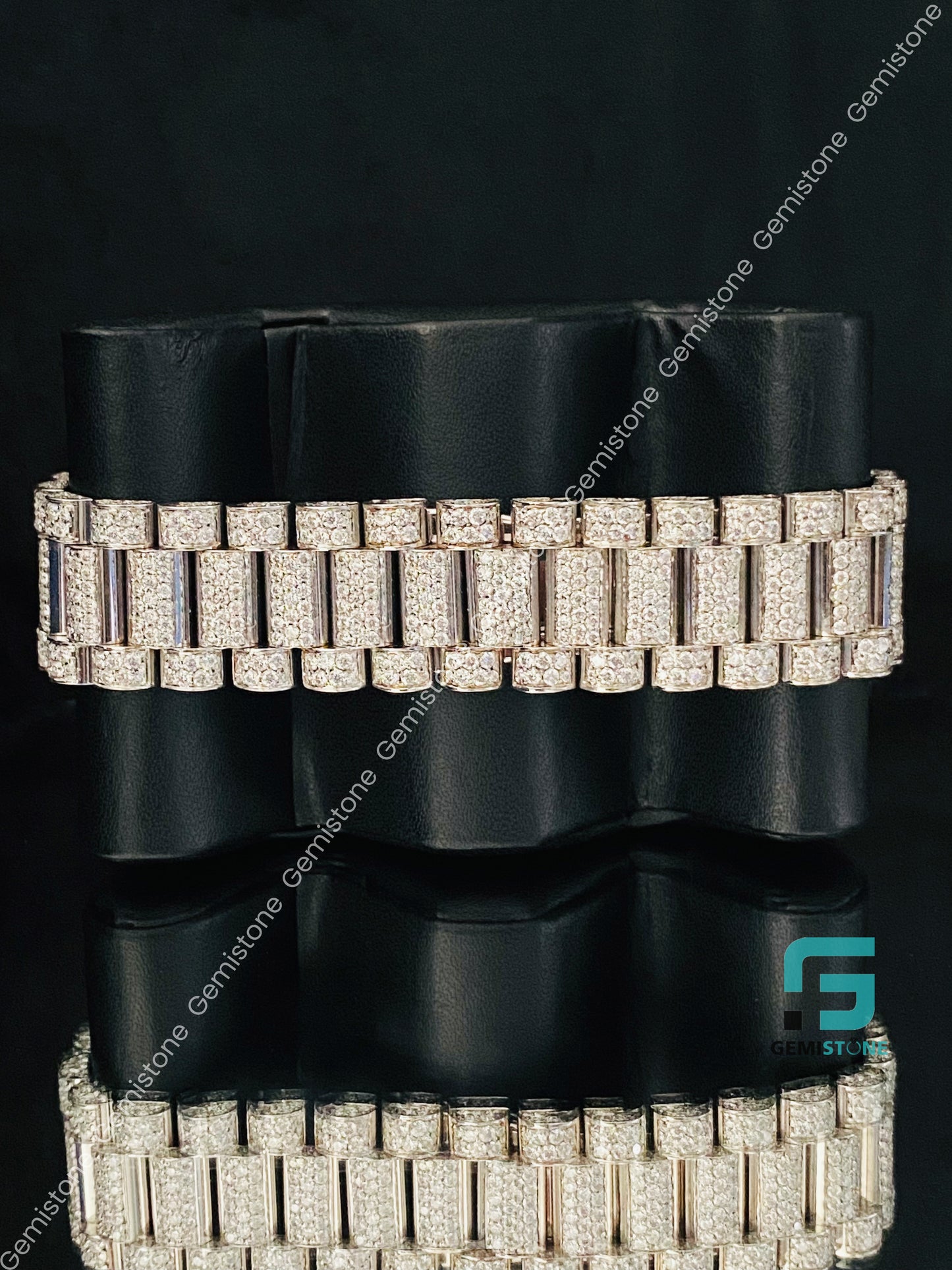 Moissanite Day Date Hip Hop Luxury Watch