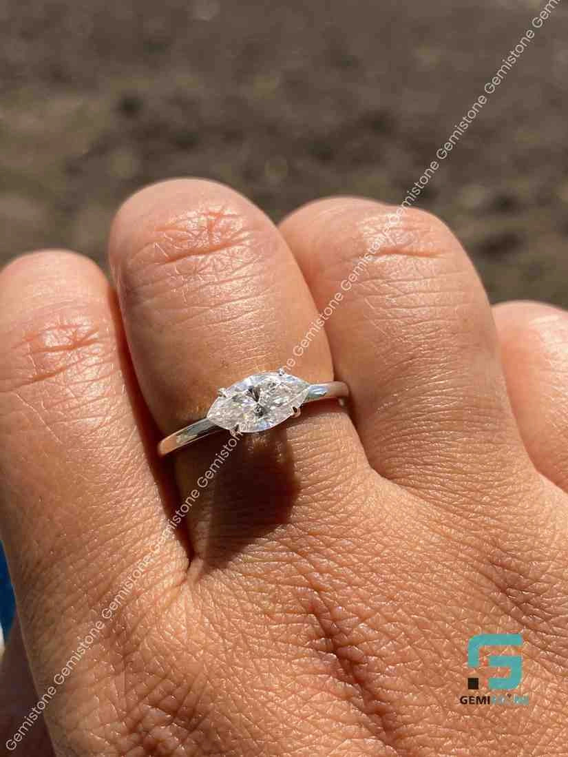 Moissanite Ring For Girl