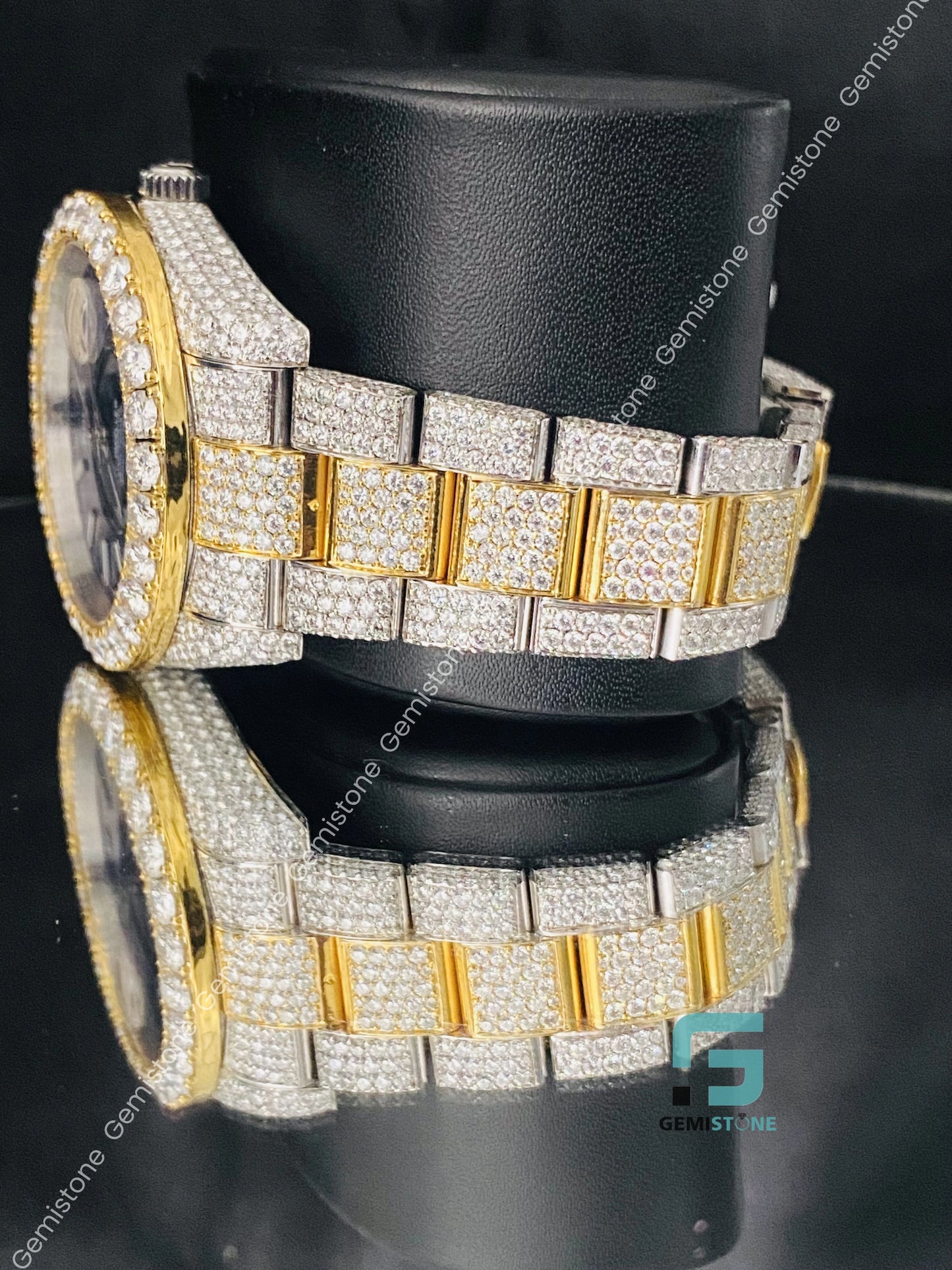 Moissanite Sky Dweller Hip Hop Watchs for Him