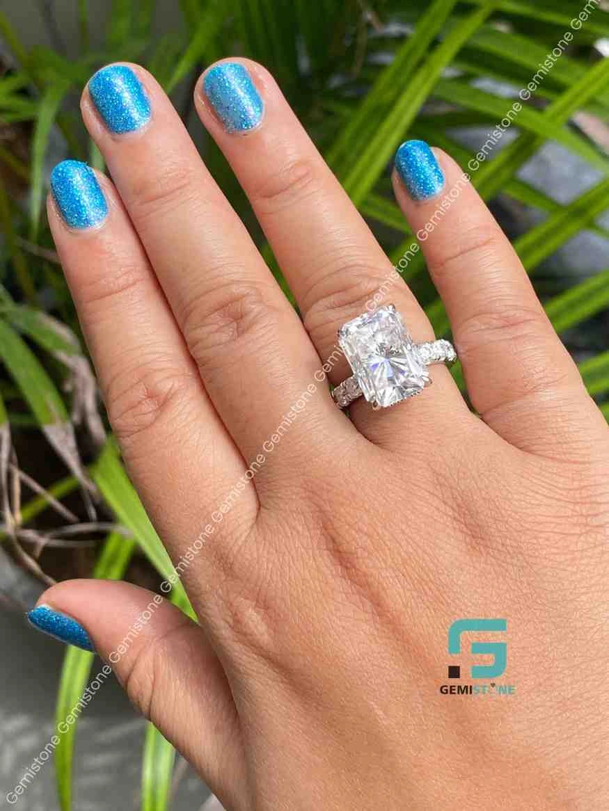 Moissanite Solitaire Ring