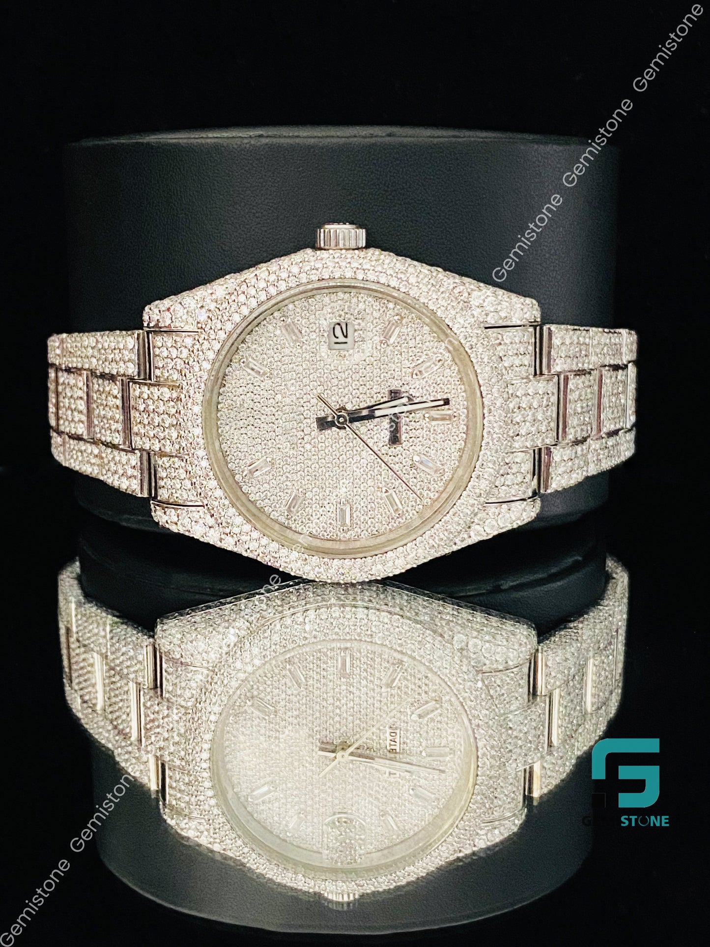 Moissanite VVS Rolex Rapper Watch