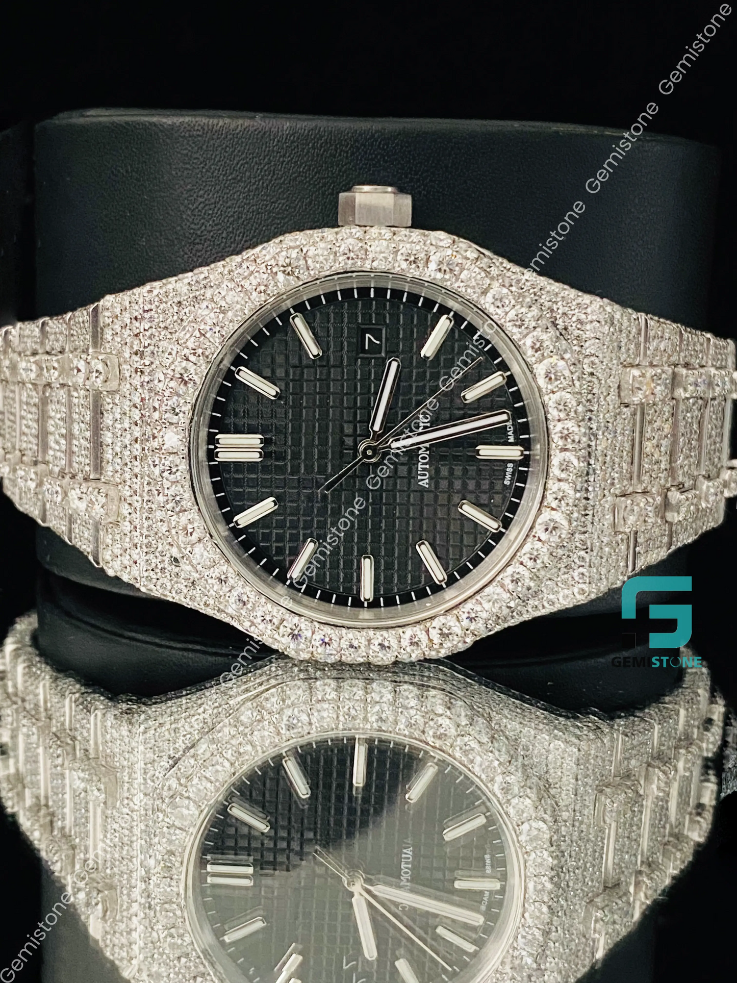 Moissanite Watch for Men_s