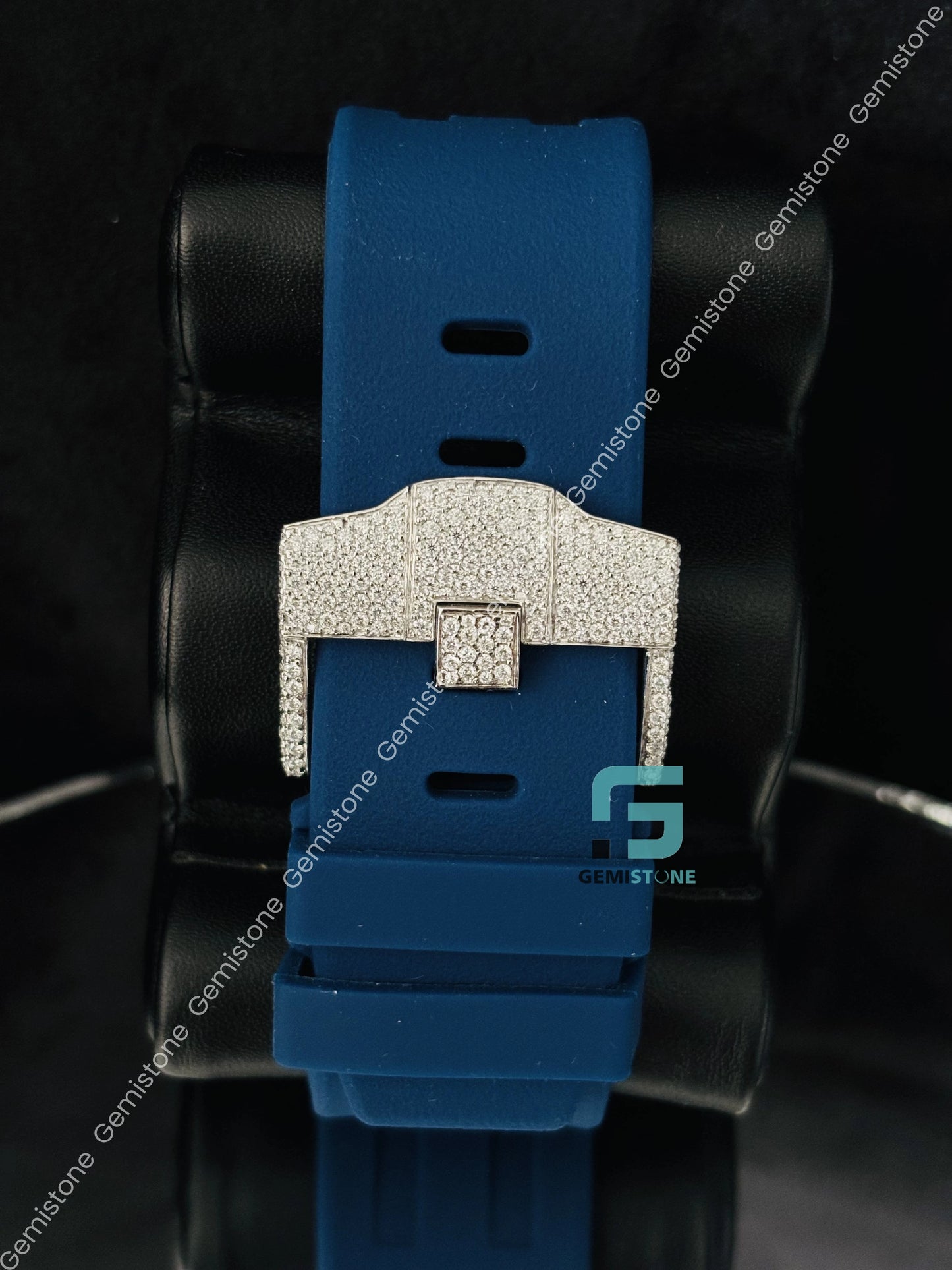 Multi Chronograph Fully Studded Face Dial Moissanite Watch