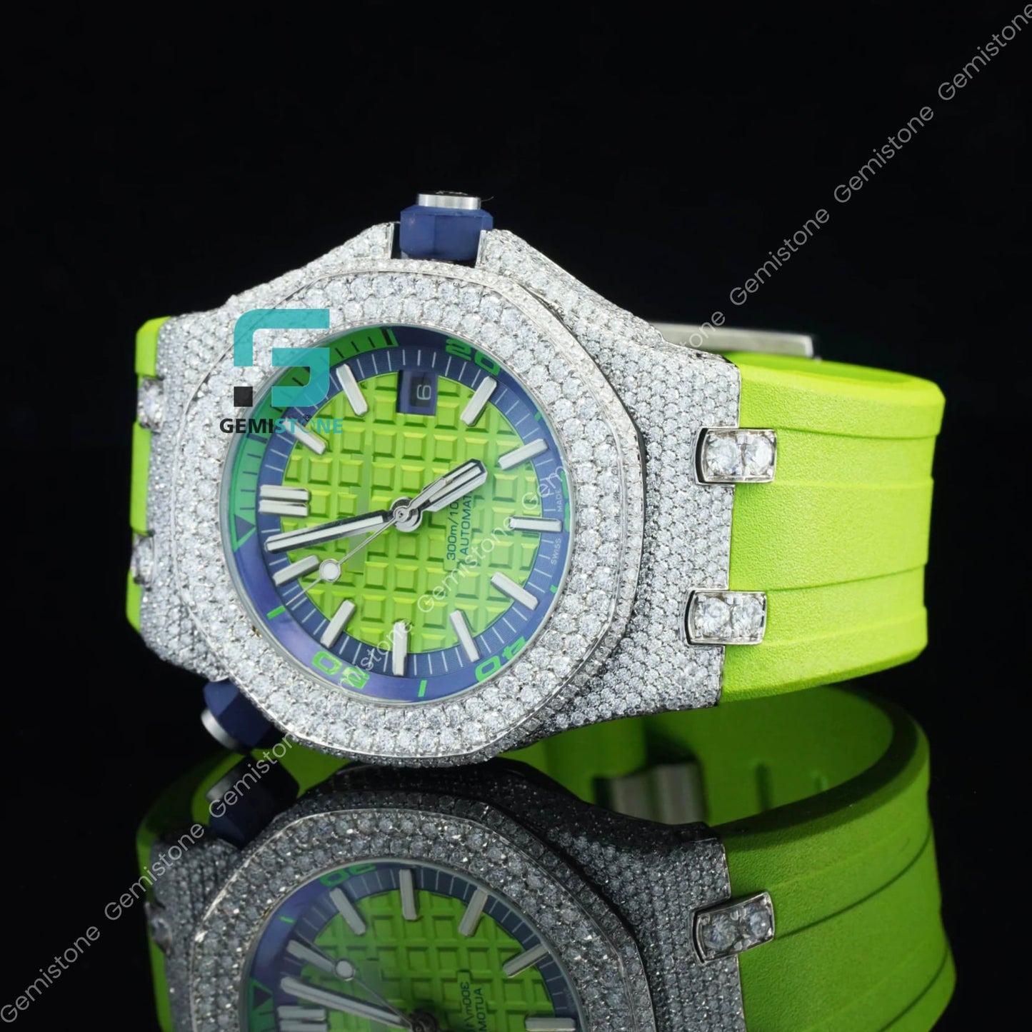 Parrot-Straps-Moissanite-Diamond-Watches